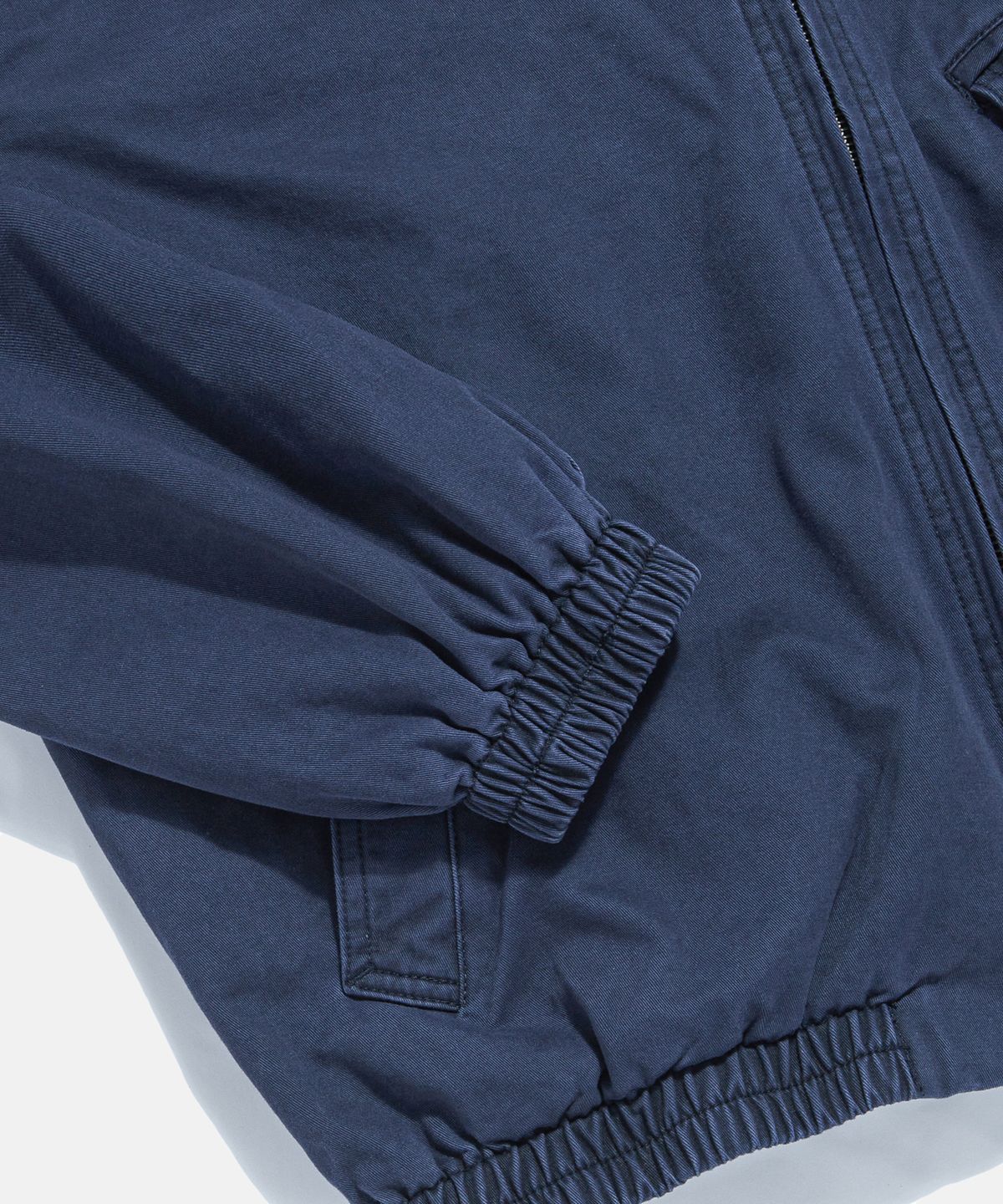 에스피오나지(ESPIONAGE) Washed Cotton Harrington Jacket Dark Blue