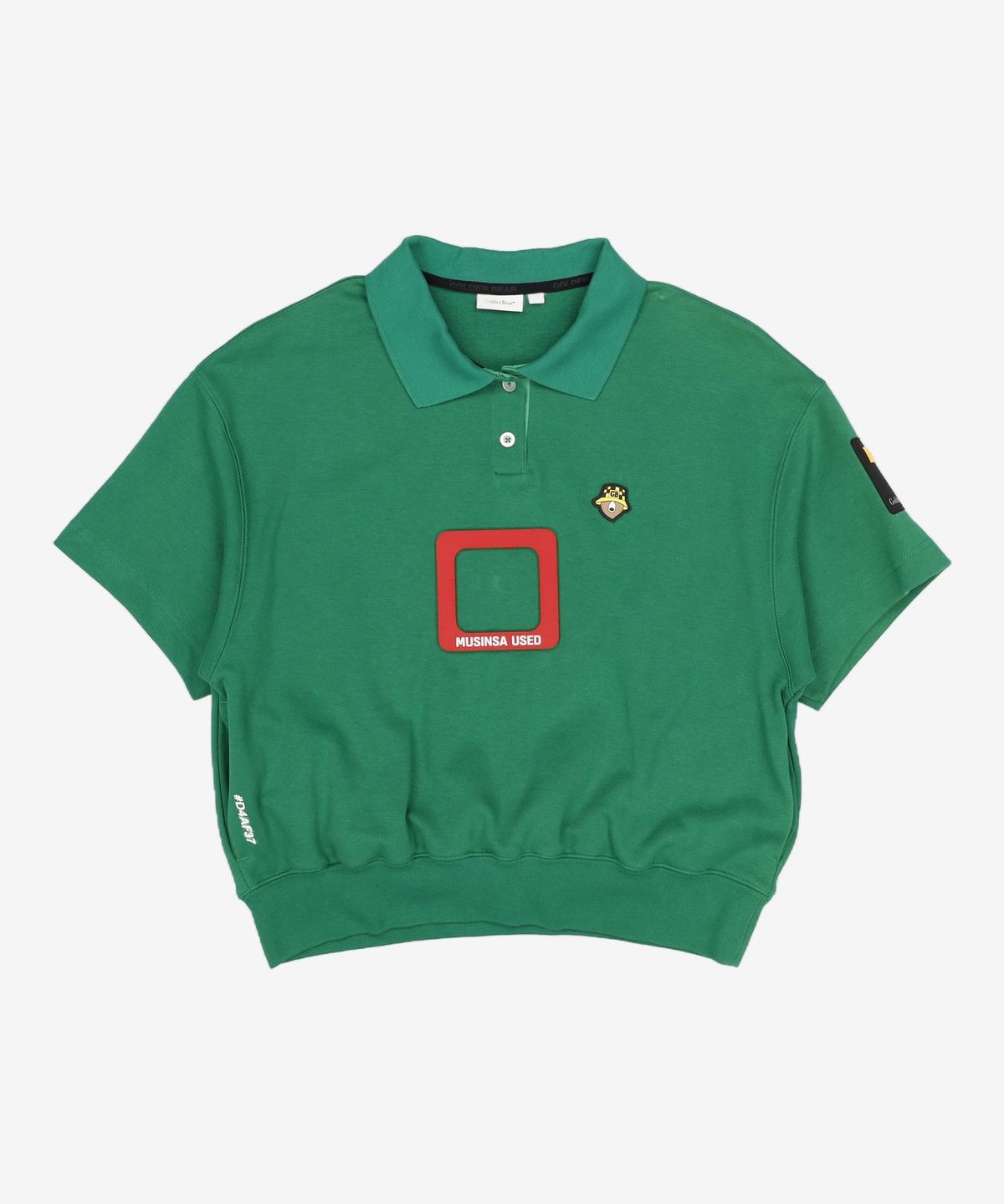 골든베어(GOLDEN BEAR) New Graphic Polo Crop T-shirt (for Women)_G5TAM23011GRX S