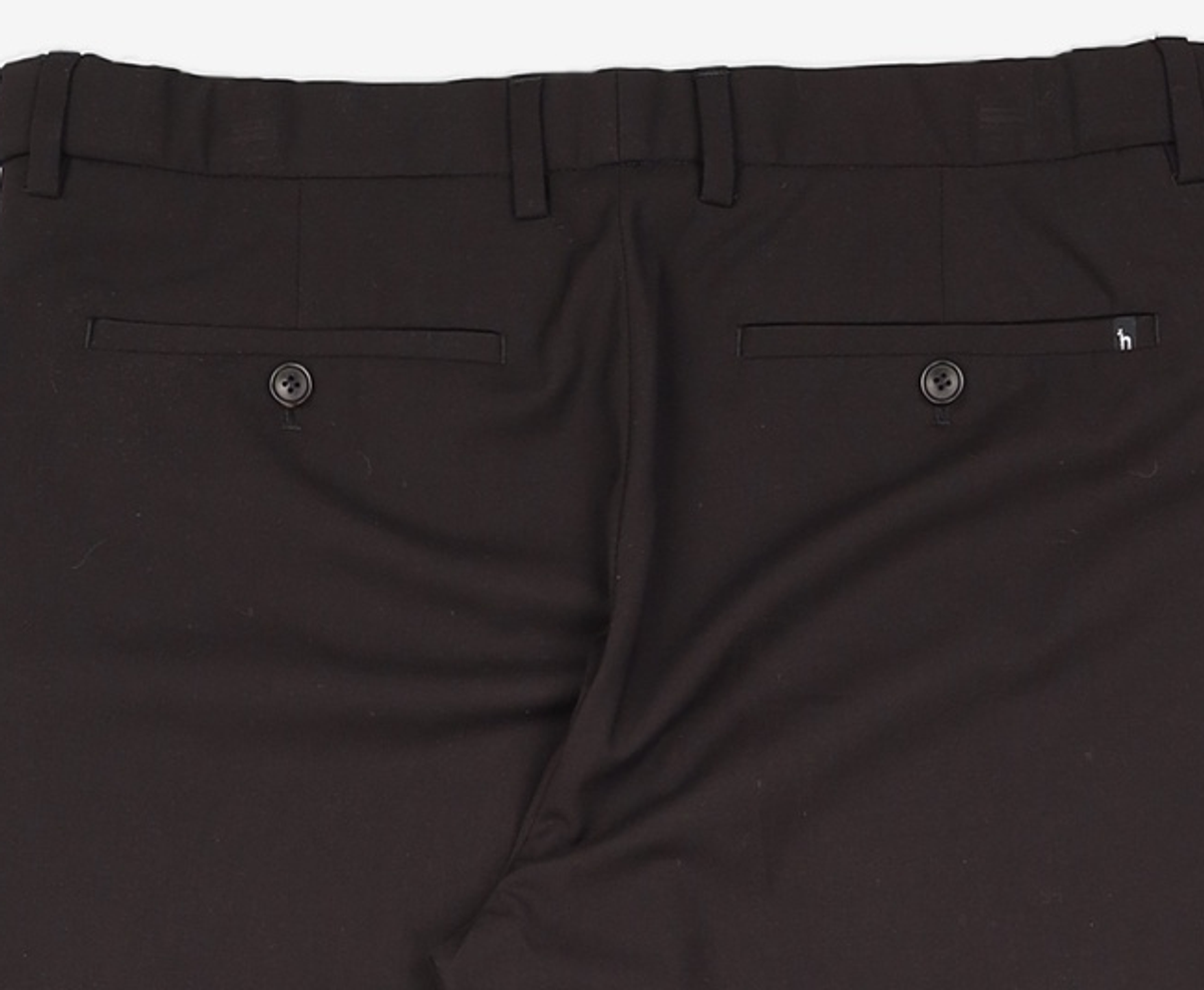 헤지스(HAZZYS) [ALPHA PANTS] 블랙 히든밴딩 썸머 슬랙스 HZPA1B892BK 84