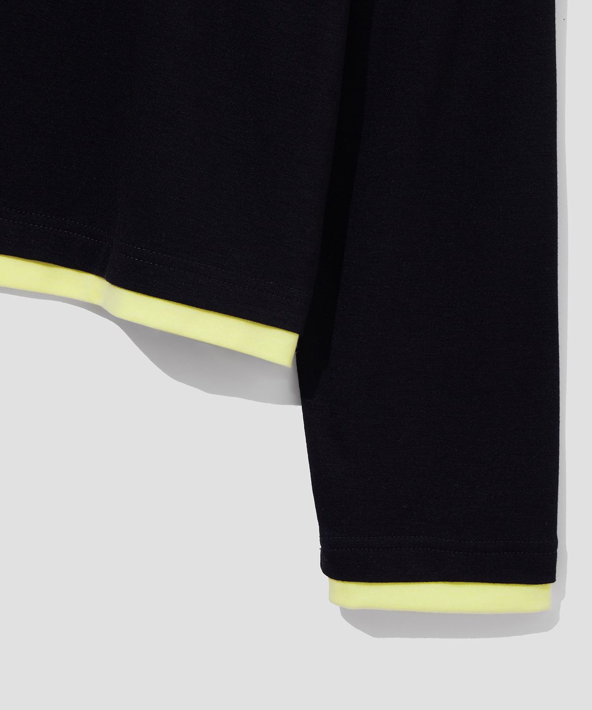 에이지오디(AGOD) 소프트 레이어드 롱 슬리브 [블랙]
