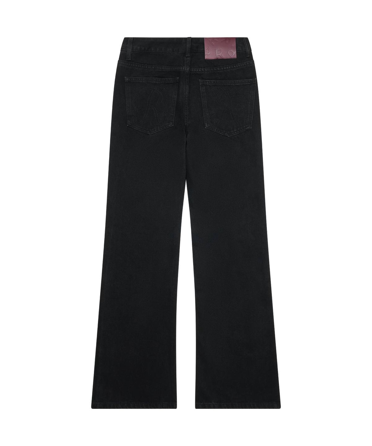 림닉(REEMNIK) RIVETTE VEIN BOOTCUT DENIM PANTS [BLACK]