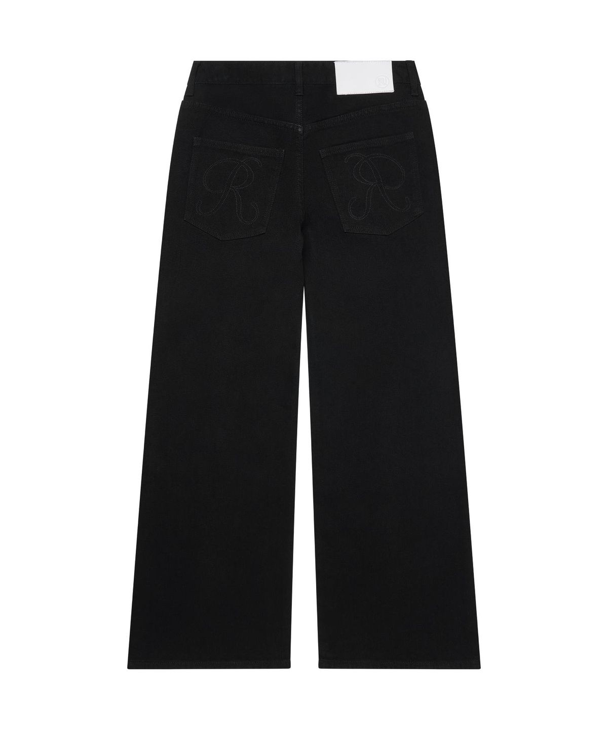 림닉(REEMNIK) RIVETTE DRIFT WIDE DENIM PANTS [BLACK]