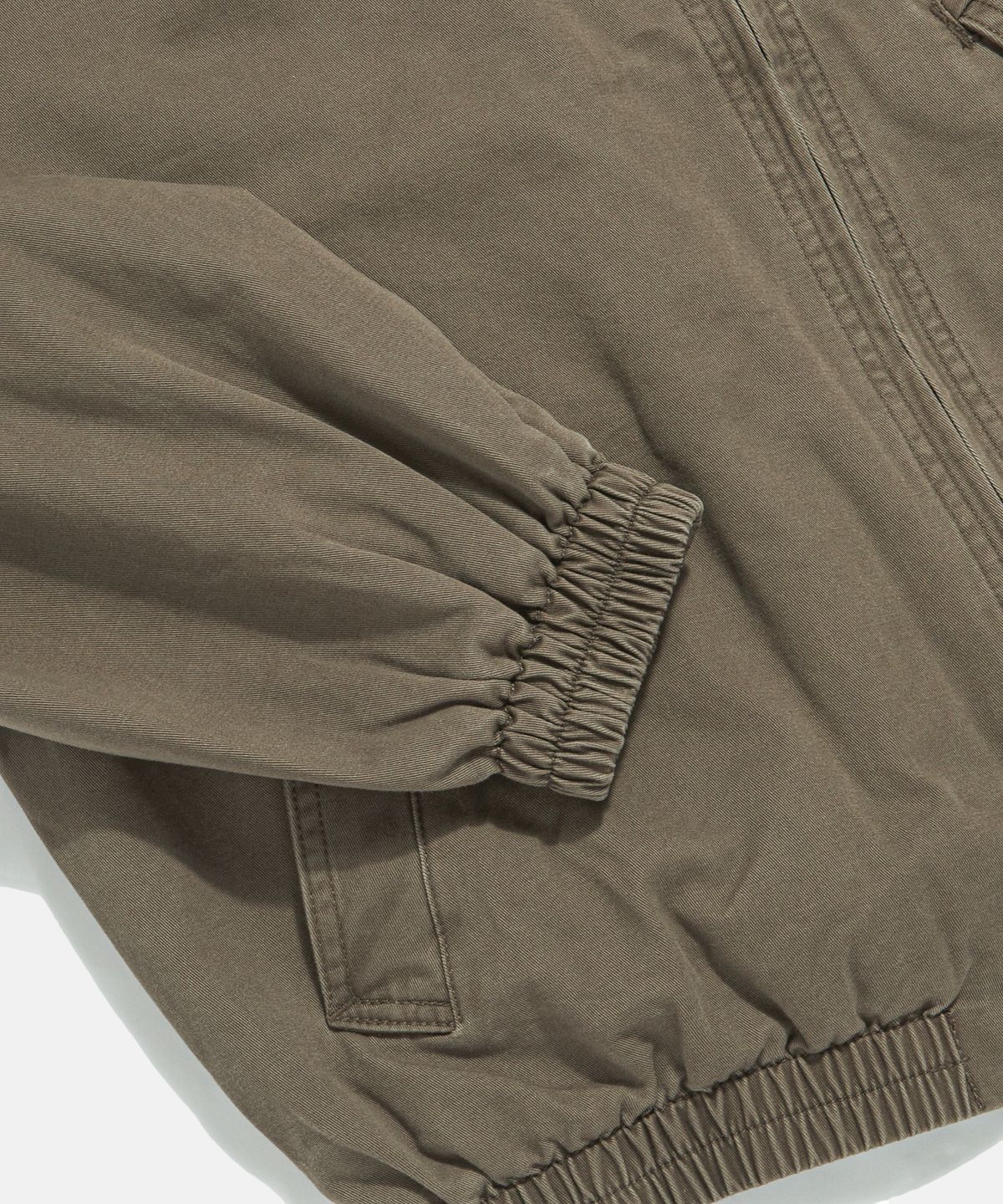 에스피오나지(ESPIONAGE) Washed Cotton Harrington Jacket Mocha