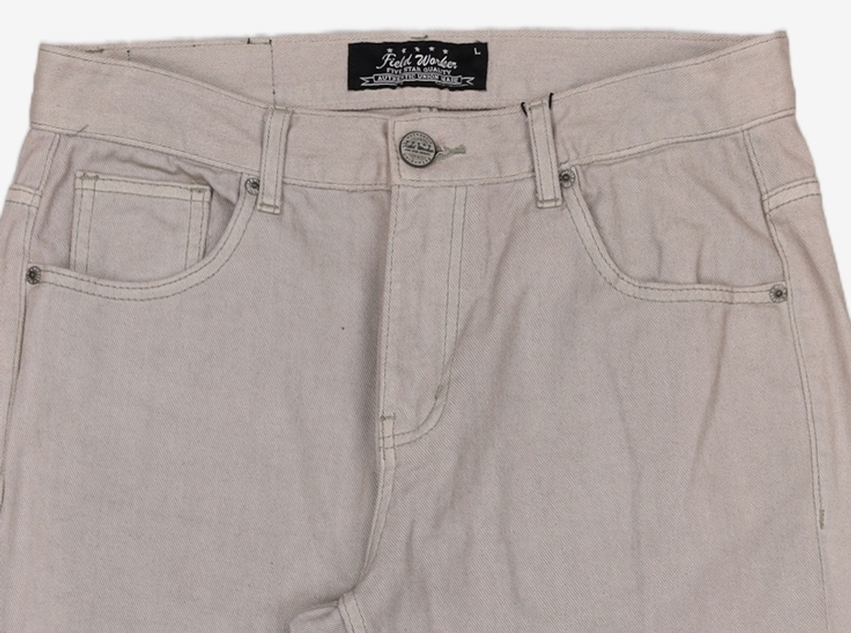 필드워커(FIELDWORKER) 그레이톤크롭테이퍼드데님 GREY TONE CROPPED TAPERED FIT DENIM L