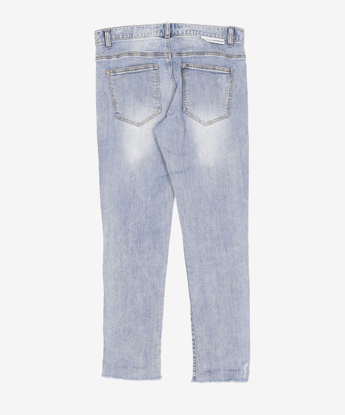 필드워커(FIELDWORKER) 롤업구제슬림핏데님 ROLL-UP DAMAGE DENIM L