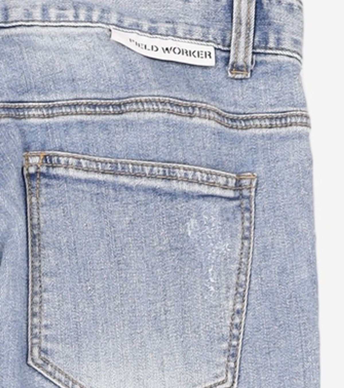 필드워커(FIELDWORKER) 롤업구제슬림핏데님 ROLL-UP DAMAGE DENIM L