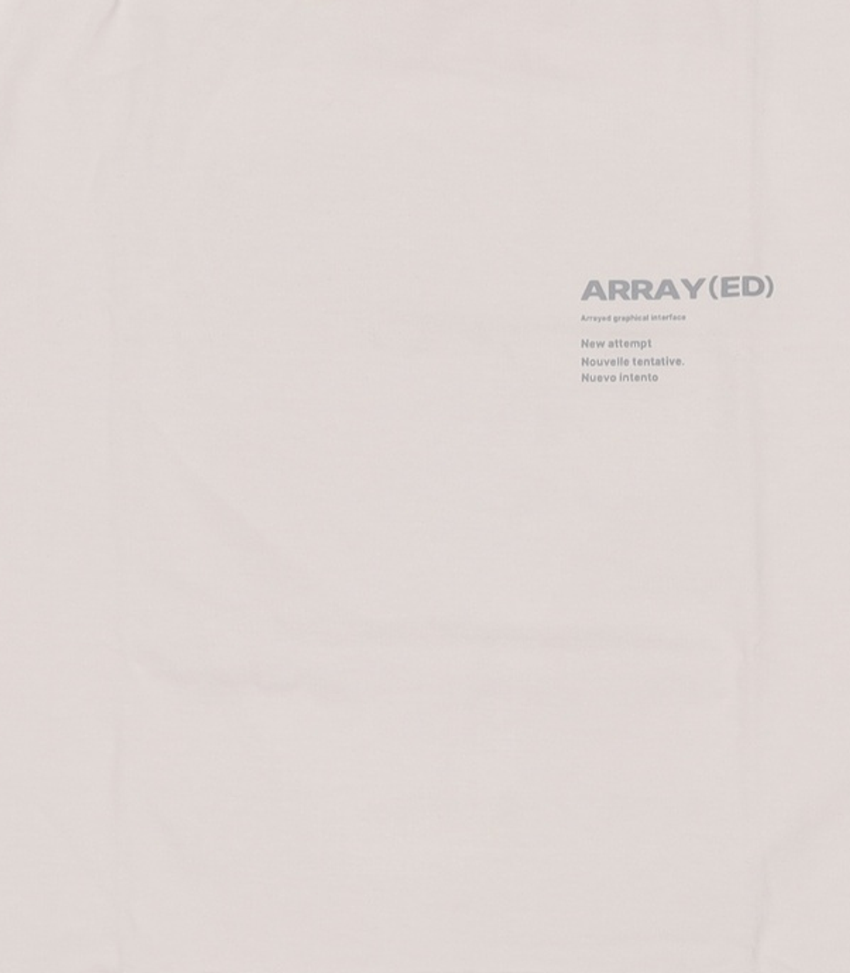 어레이드(ARRAYED) 반소매 티셔츠 S