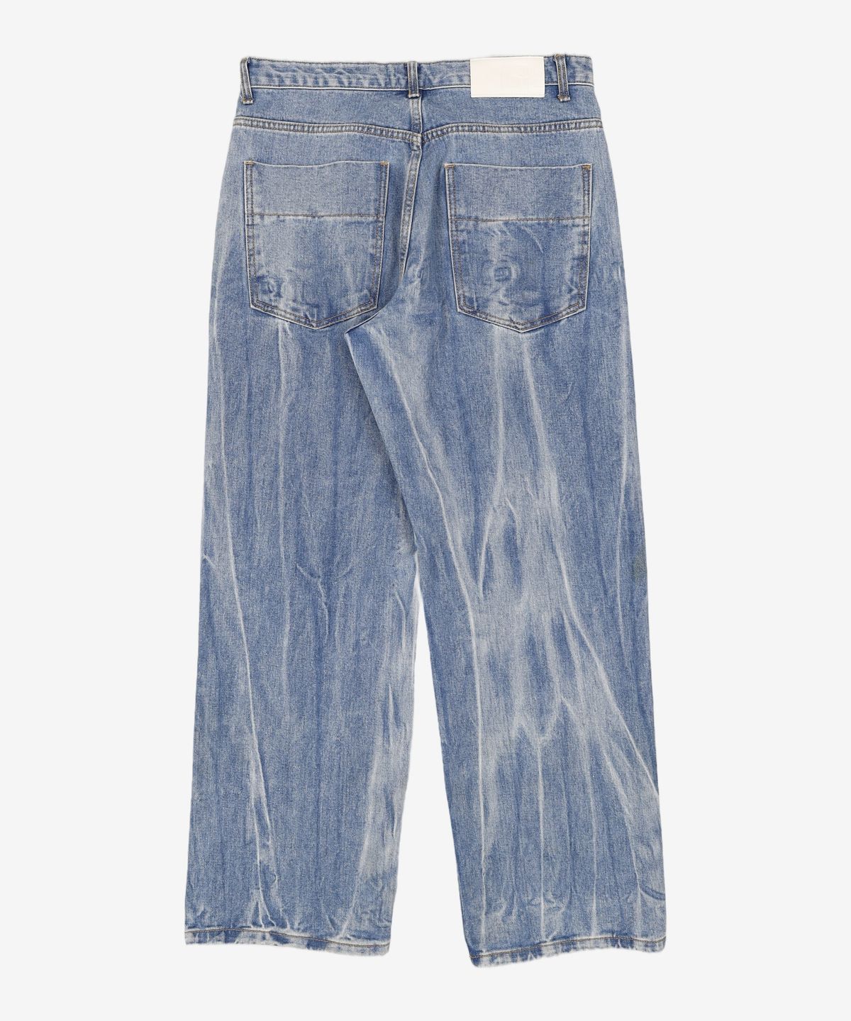 데케트(DECET) Mid Rise Wide Jeans DCPT027BlueCenter 32
