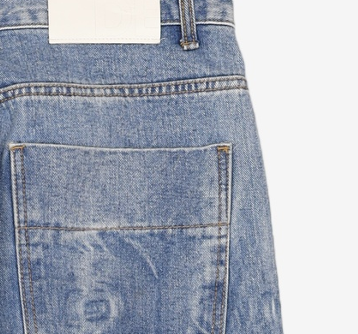 데케트(DECET) Mid Rise Wide Jeans DCPT027BlueCenter 32