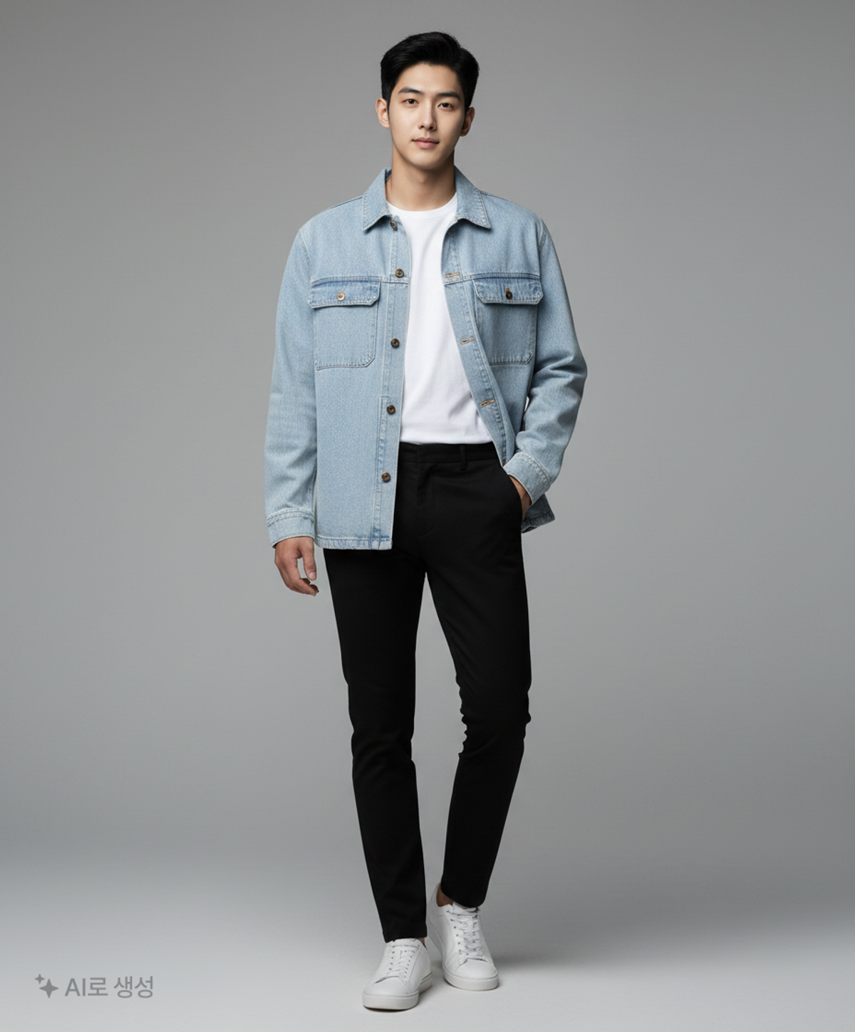 브이투(VTWO) 데님/트러커 재킷 M
