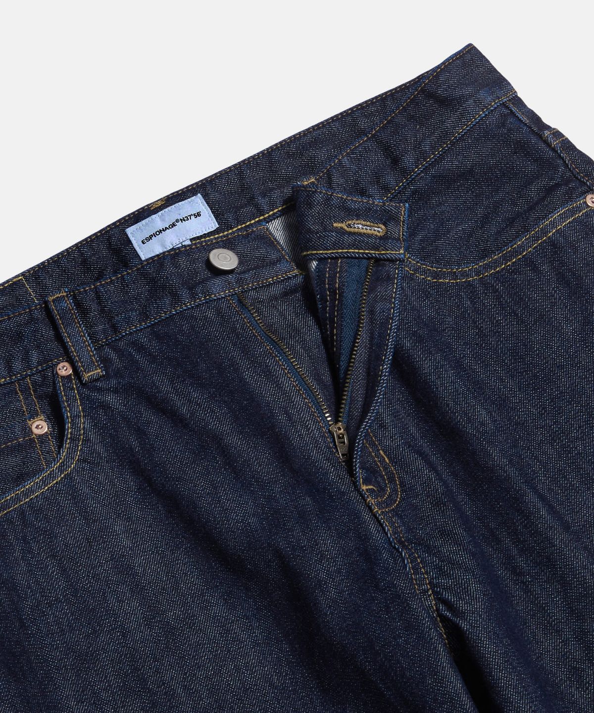 에스피오나지(ESPIONAGE) Selvedge (Straight) Denim Pants Dark Indigo