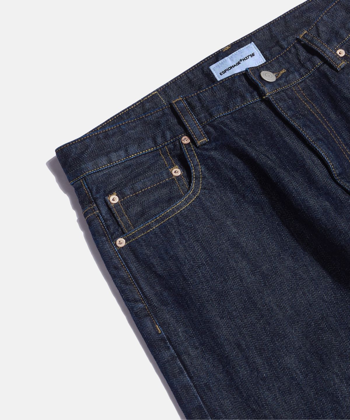에스피오나지(ESPIONAGE) Selvedge (Straight) Denim Pants Dark Indigo