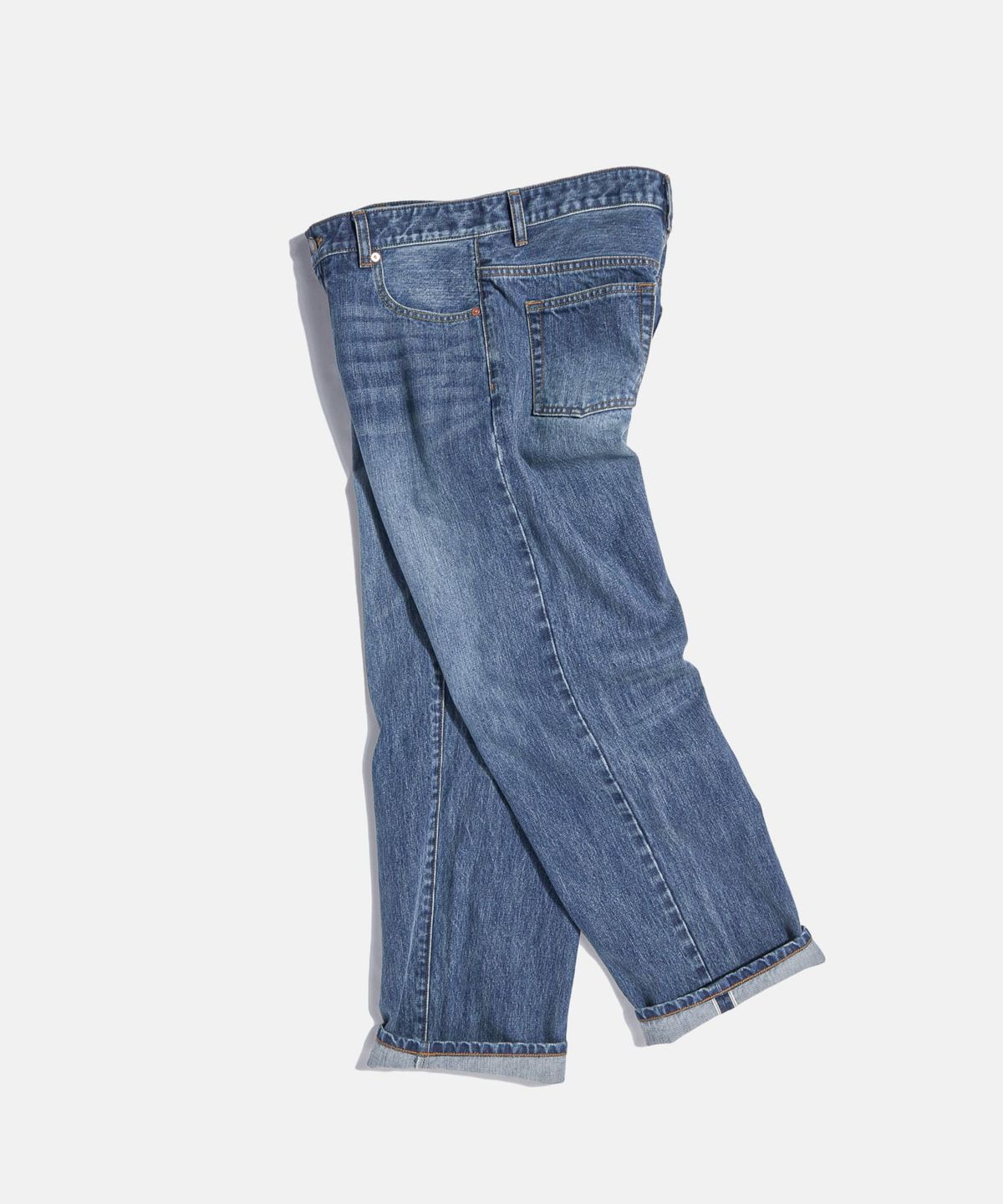 에스피오나지(ESPIONAGE) Selvedge (Straight) Denim Pants Faded Indigo