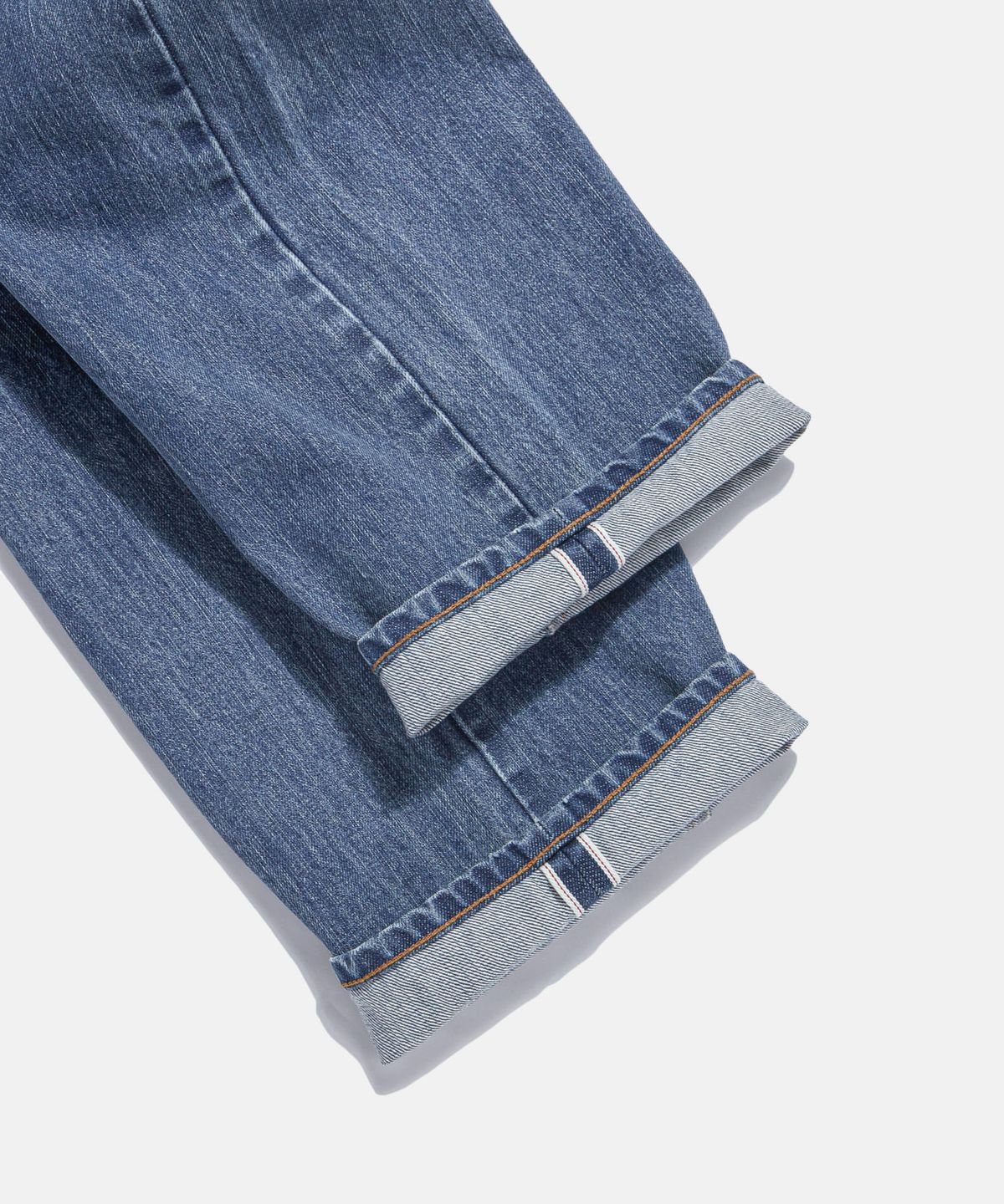에스피오나지(ESPIONAGE) Selvedge (Straight) Denim Pants Faded Indigo