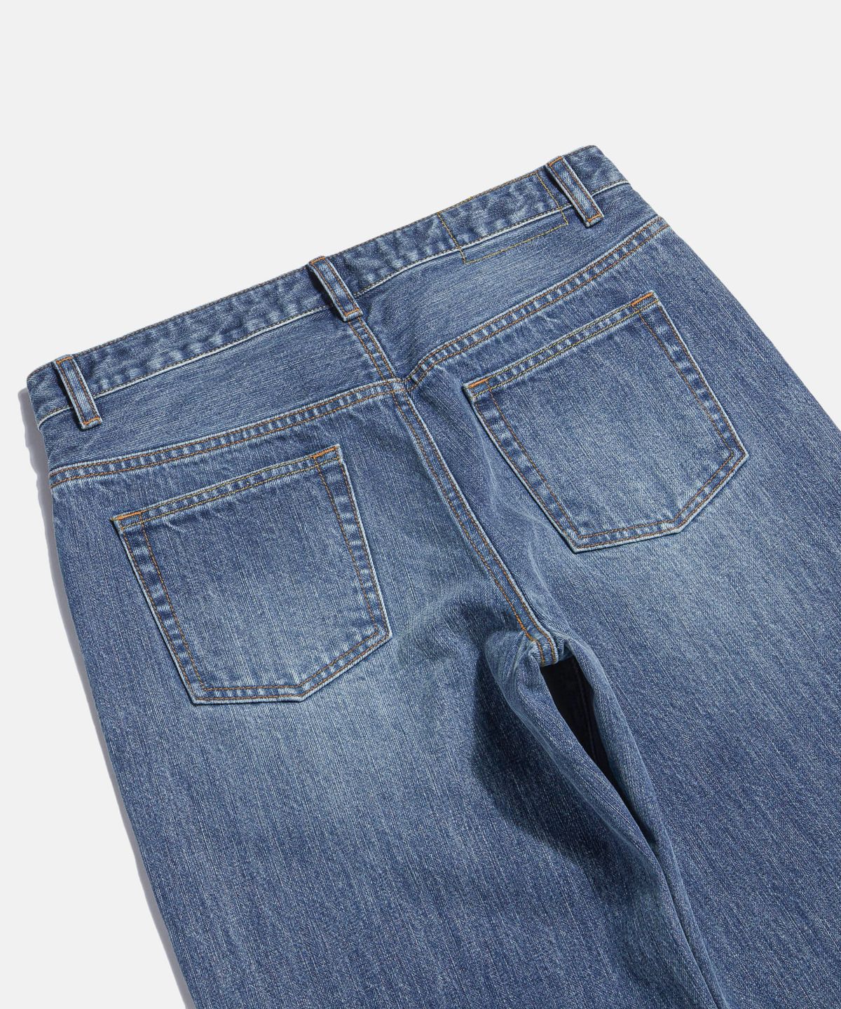 에스피오나지(ESPIONAGE) Selvedge (Straight) Denim Pants Faded Indigo