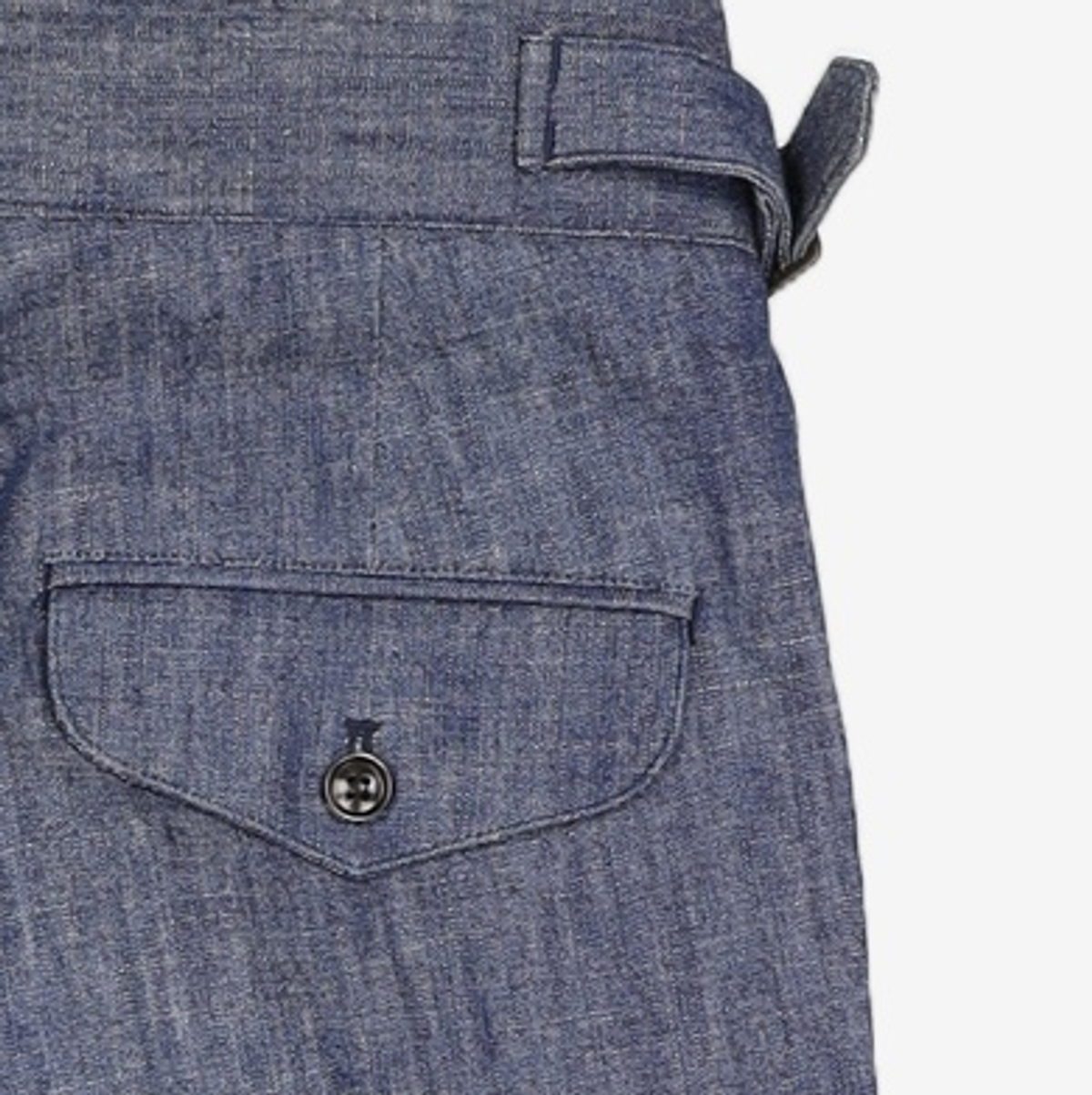 솔티(SORTIE) Denim Gurkha Pants (Navy) M