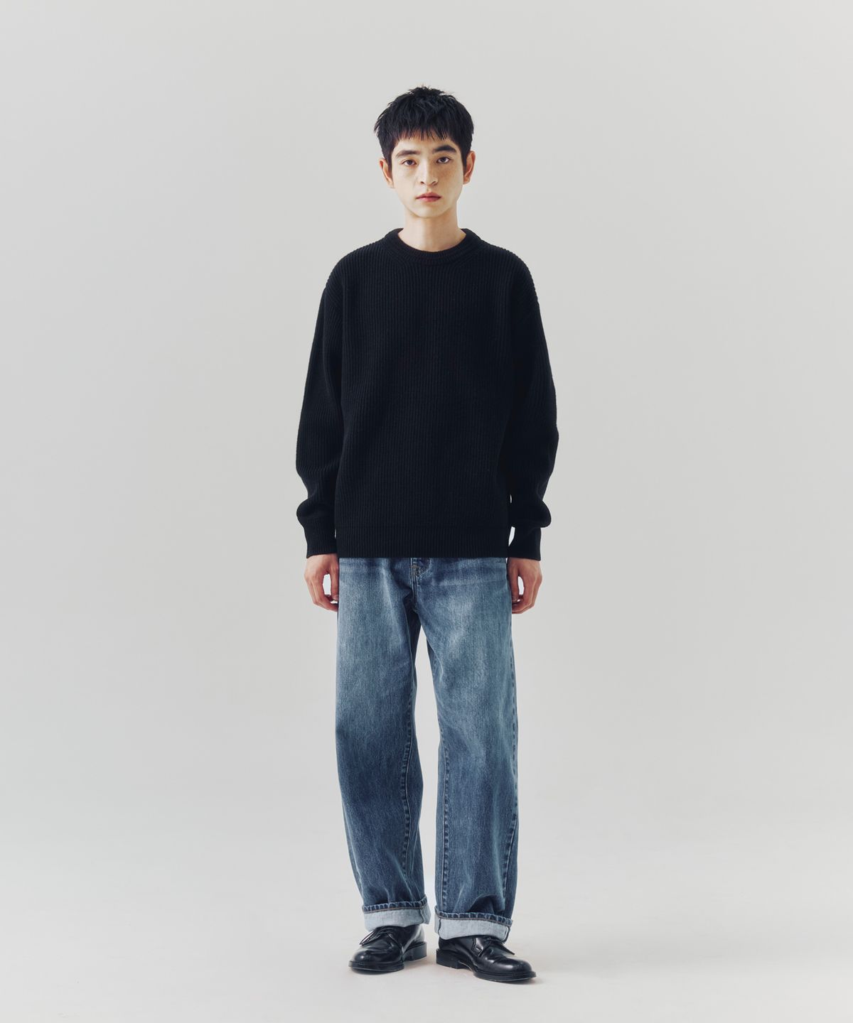 에스피오나지(ESPIONAGE) Miller Knit Sweater Black