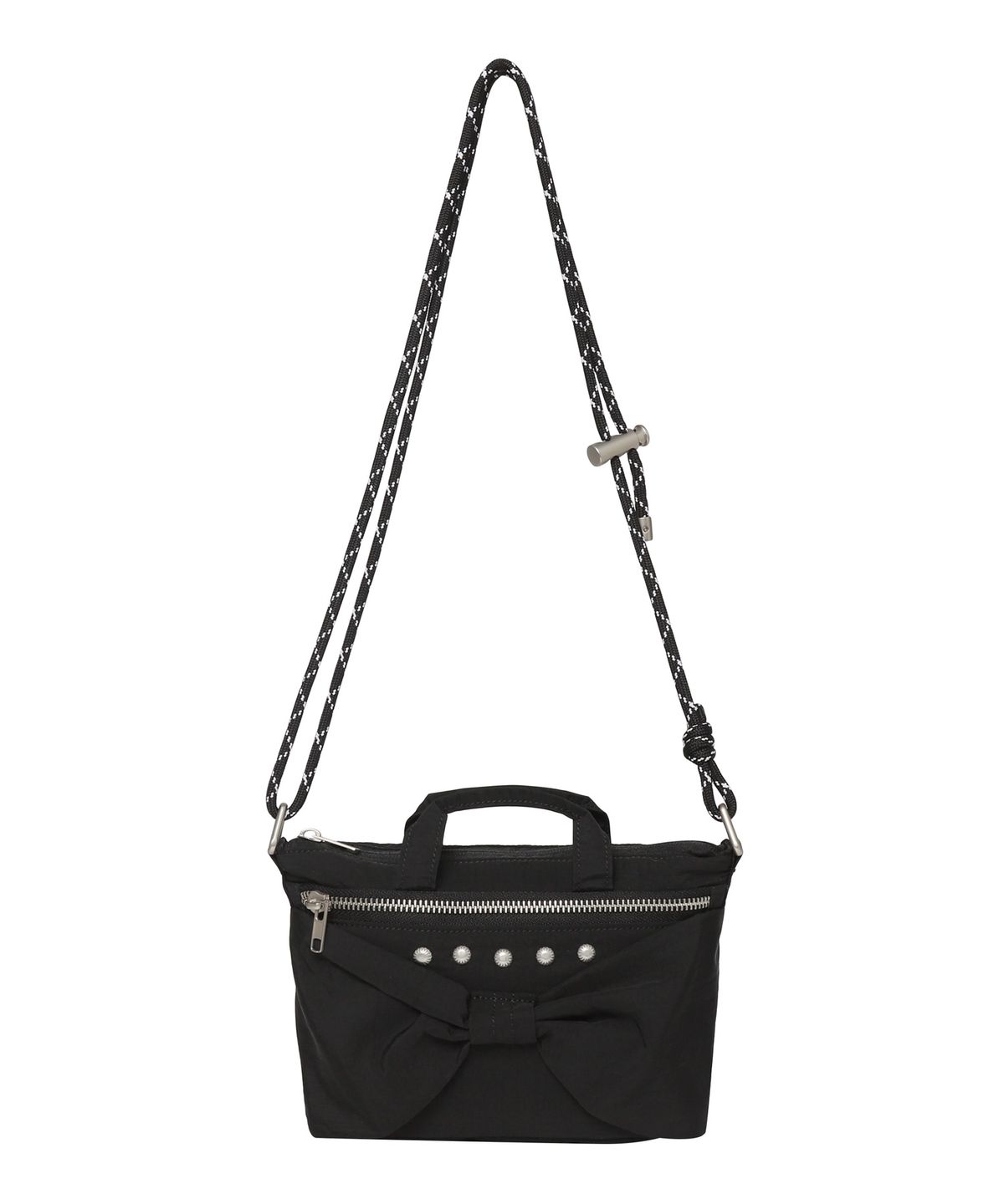 슈퍼드라이(SUPERDRY) 우먼스 보우 미니백 블랙 SDFGXDQ08BLK