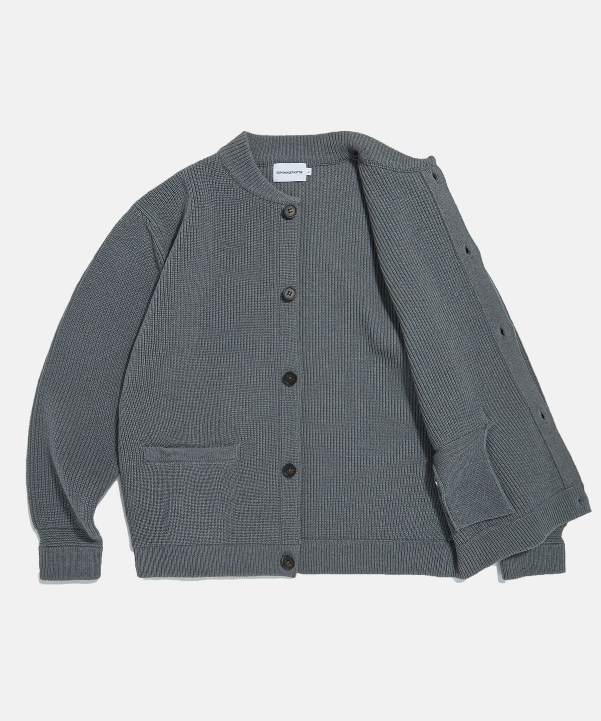 에스피오나지(ESPIONAGE) Miller Heavyweight Cardigan Asphalt