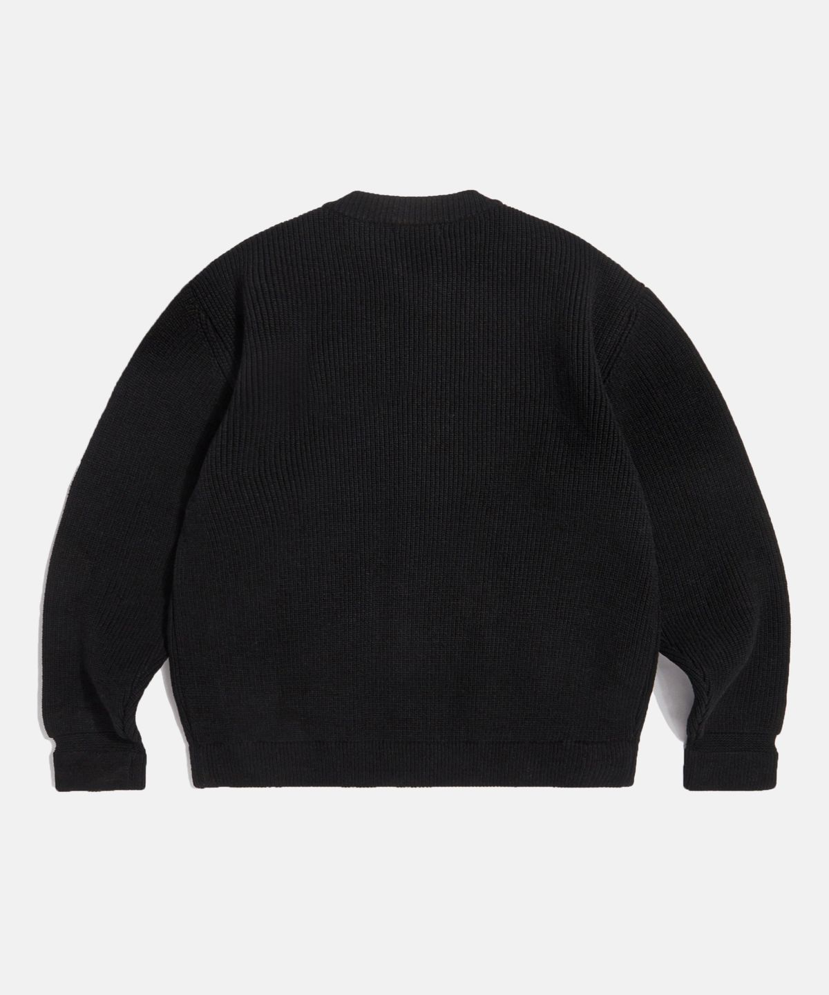 에스피오나지(ESPIONAGE) Miller Heavyweight Zip Knit Jacket Black