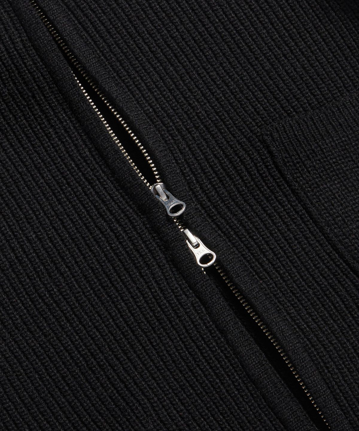 에스피오나지(ESPIONAGE) Miller Heavyweight Zip Knit Jacket Black