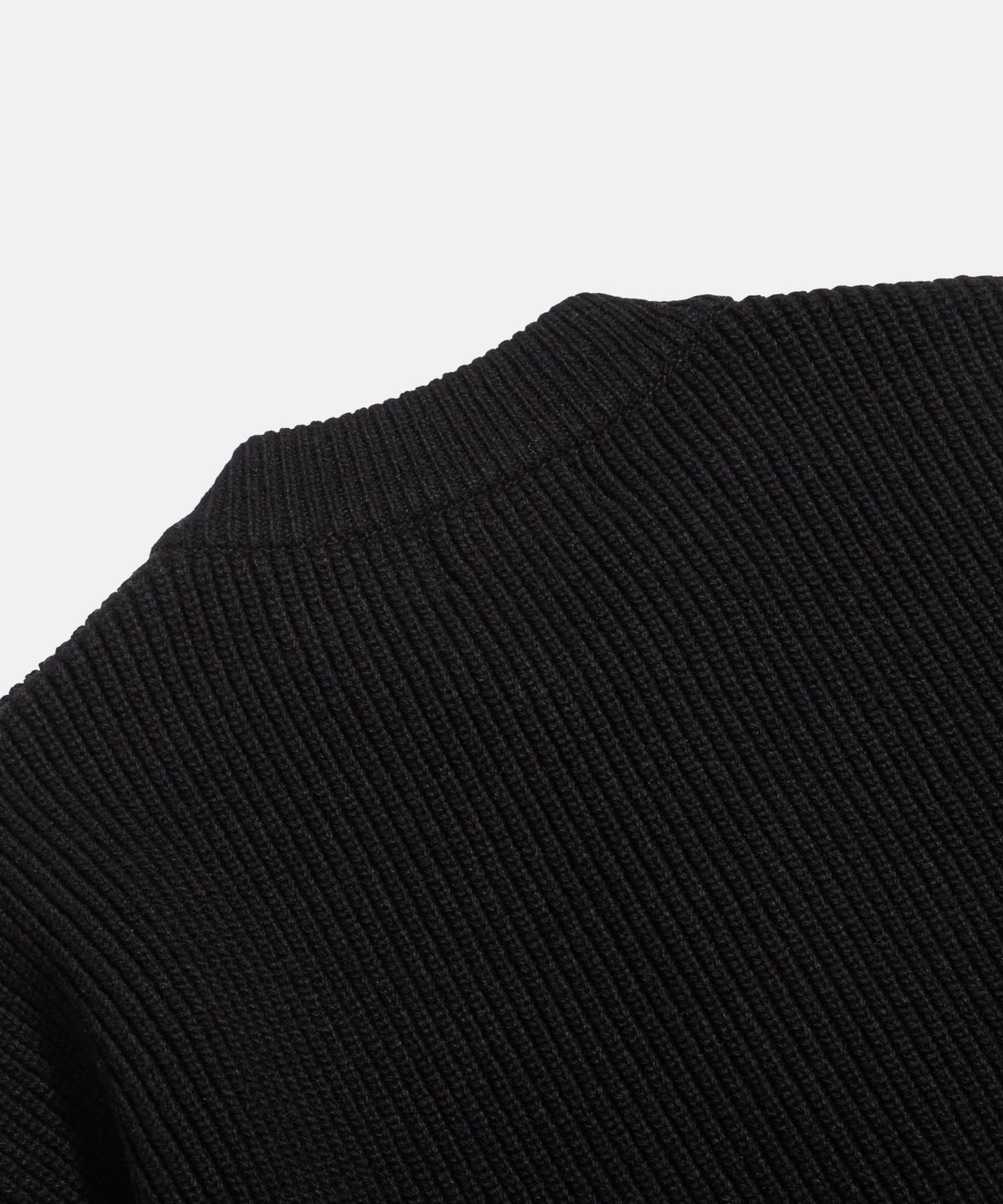 에스피오나지(ESPIONAGE) Miller Heavyweight Zip Knit Jacket Black