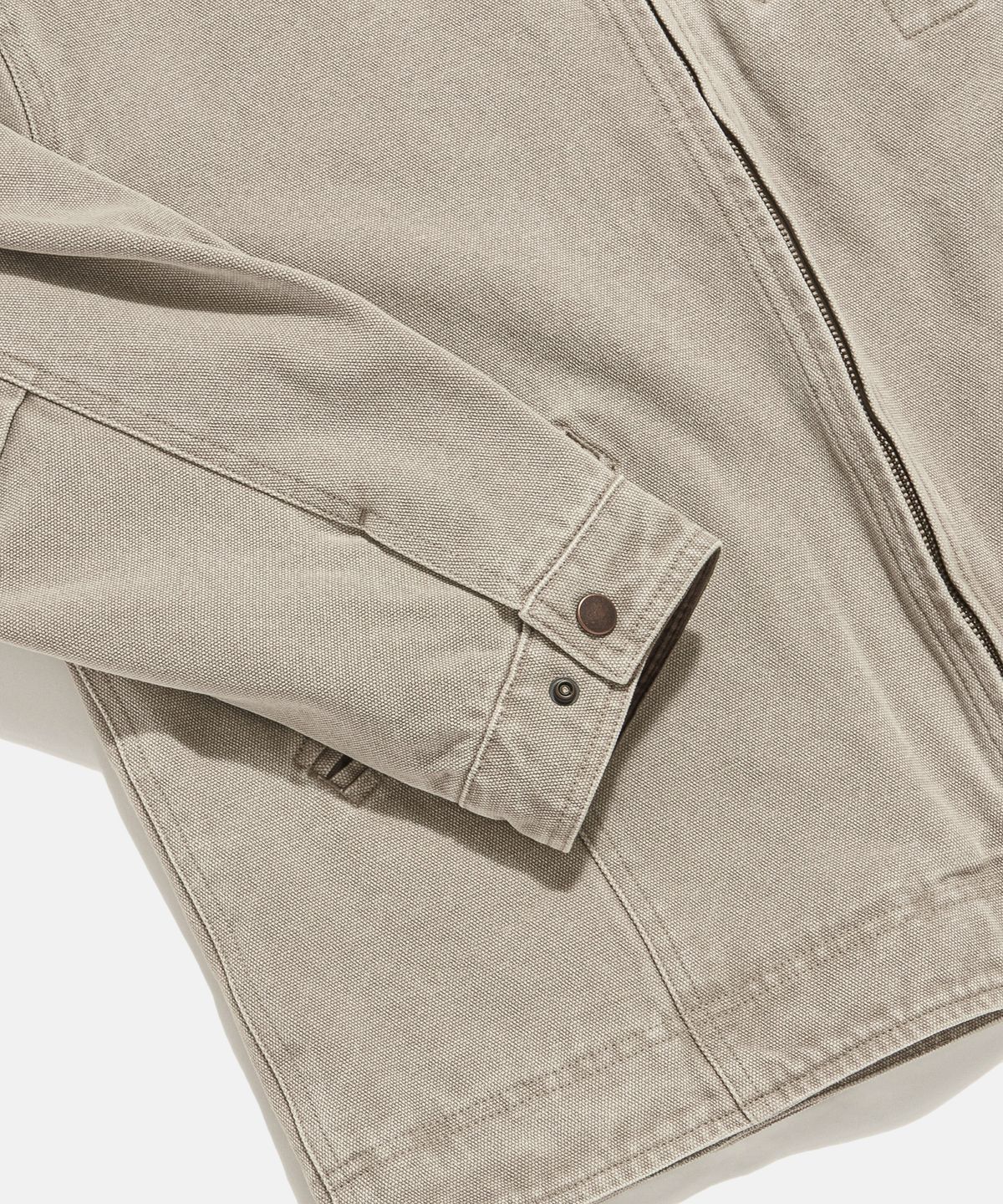 에스피오나지(ESPIONAGE) Washed Canvas Blouson Jacket Stone Beige