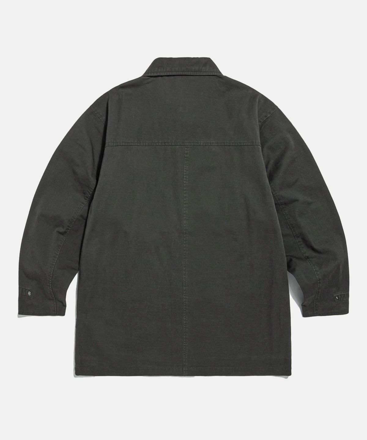 에스피오나지(ESPIONAGE) Washed Cotton Car Coat Dark Grey