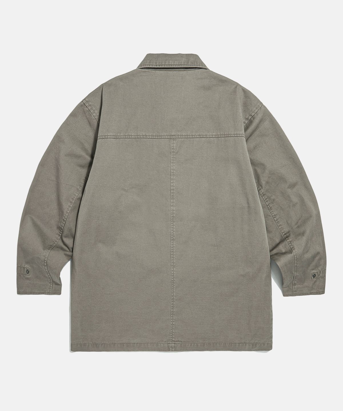 에스피오나지(ESPIONAGE) Washed Cotton Car Coat Dark Beige