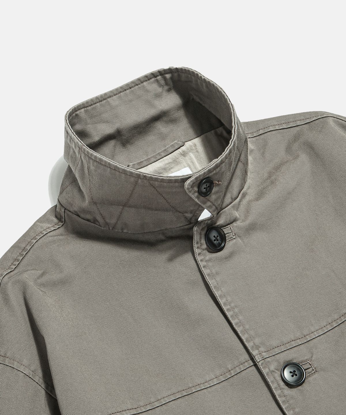 에스피오나지(ESPIONAGE) Washed Cotton Car Coat Dark Beige