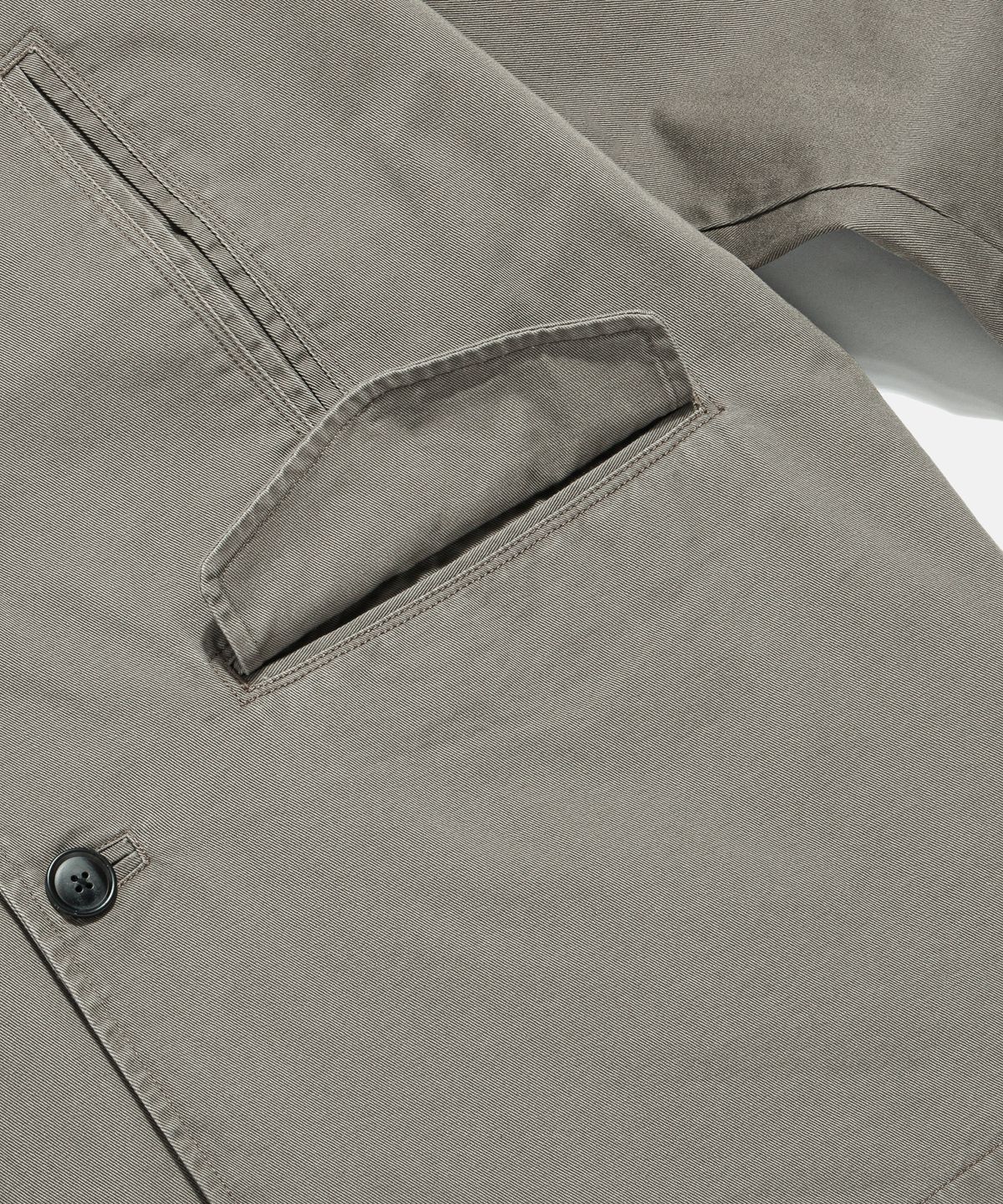 에스피오나지(ESPIONAGE) Washed Cotton Car Coat Dark Beige