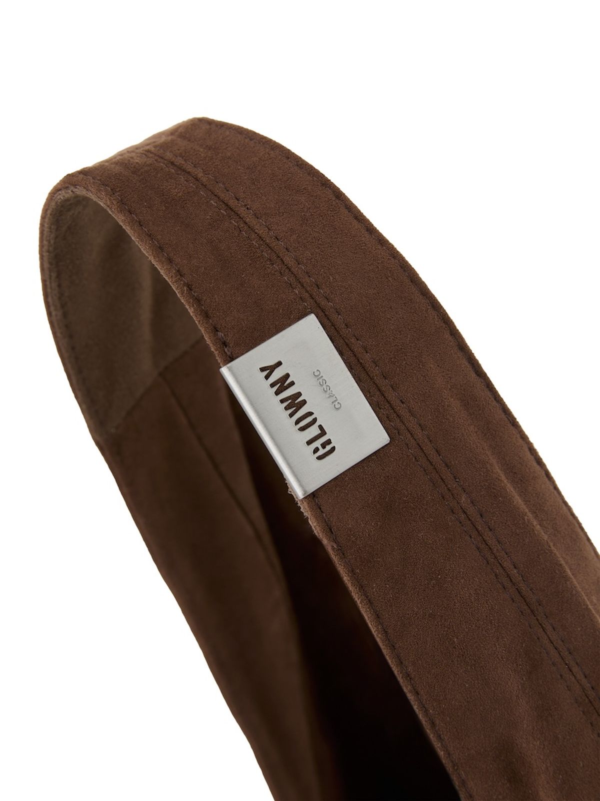 글로니(GLOWNY) G LEATHER SHOULDER BAG (MOCHA)