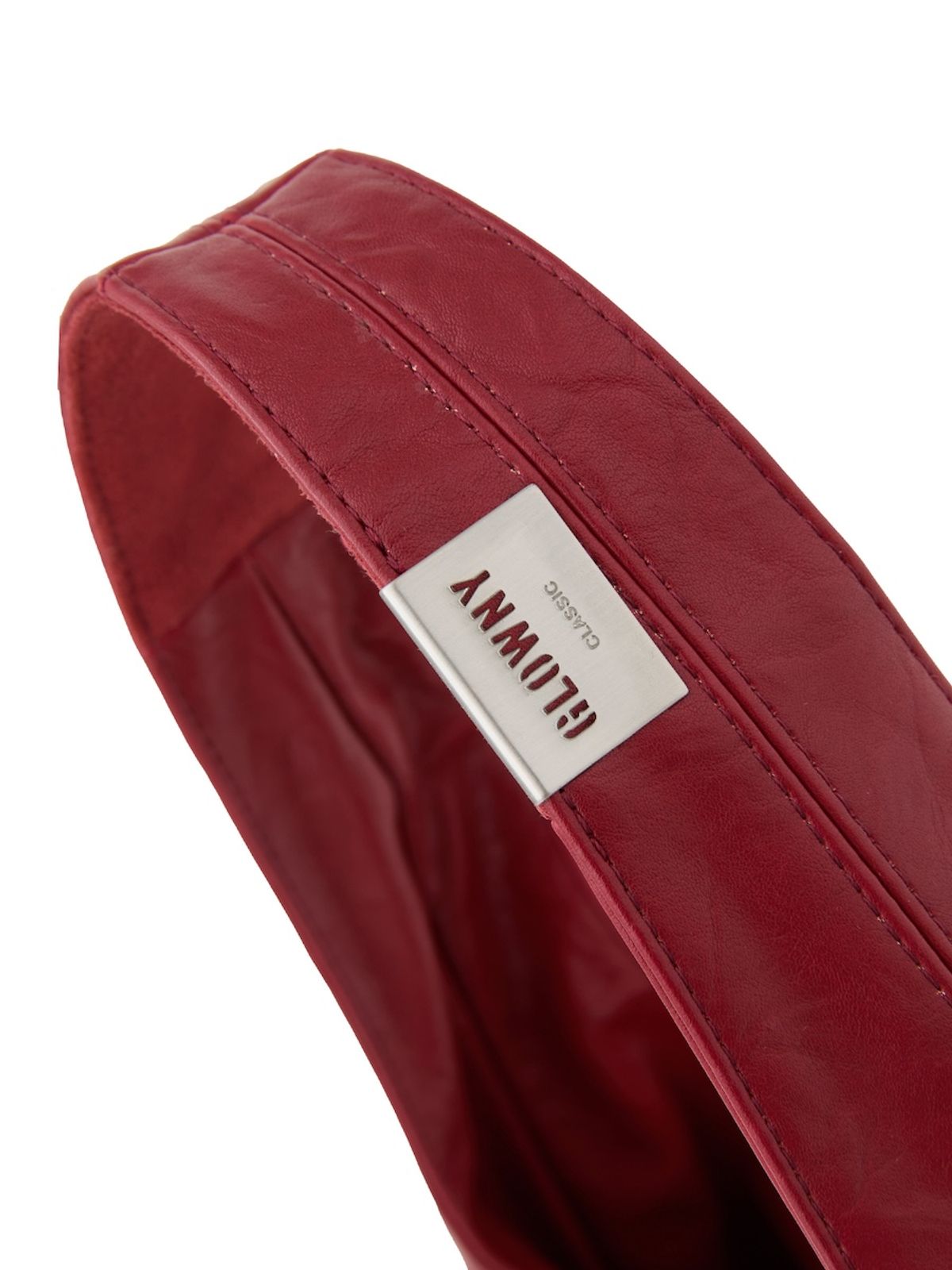 글로니(GLOWNY) G LEATHER SHOULDER BAG (RED)