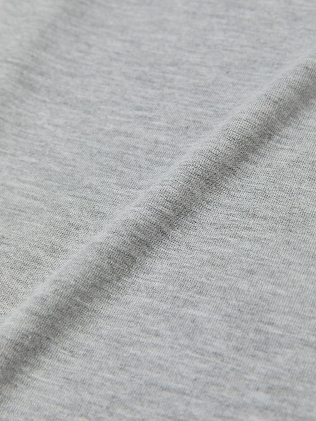 글로니(GLOWNY) G V-COLLAR HENLEY TOP (MELANGE GRAY)