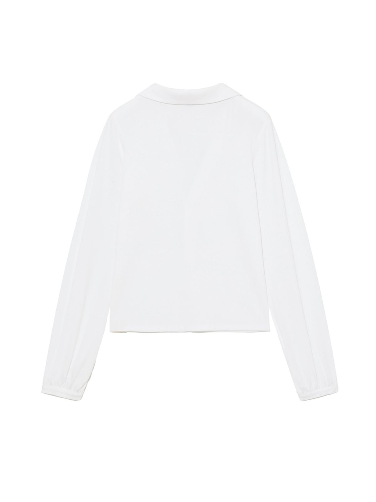 글로니(GLOWNY) G V-COLLAR HENLEY TOP (WHITE)