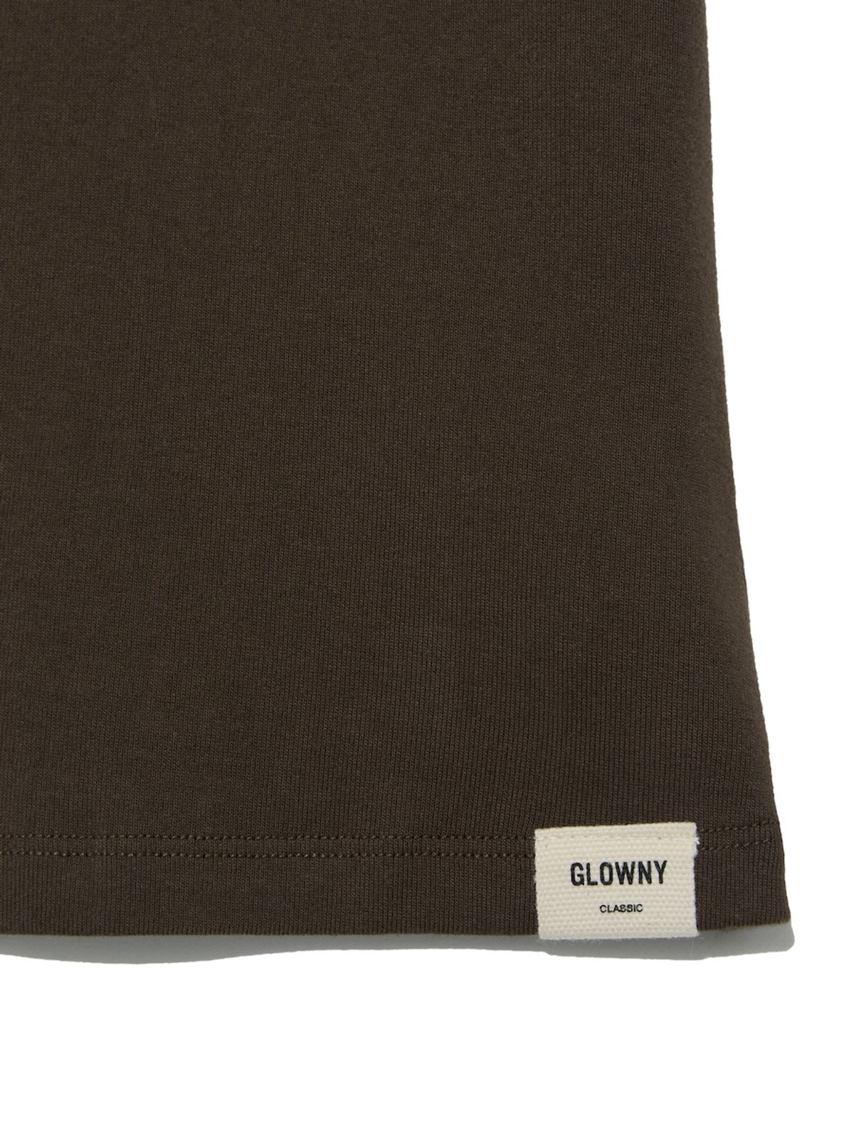 글로니(GLOWNY) G BABY TEE (LONG VERSION) (BROWN)