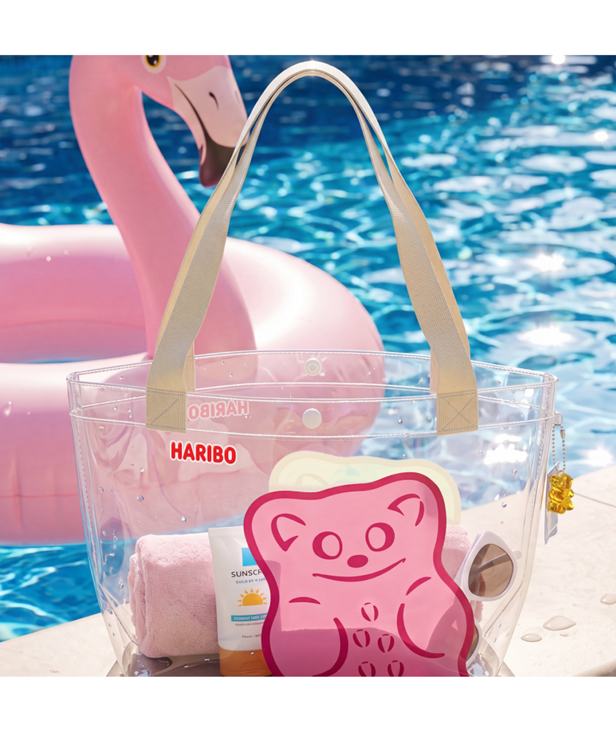 하리보(HARIBO) 하리보 투명 숄더백