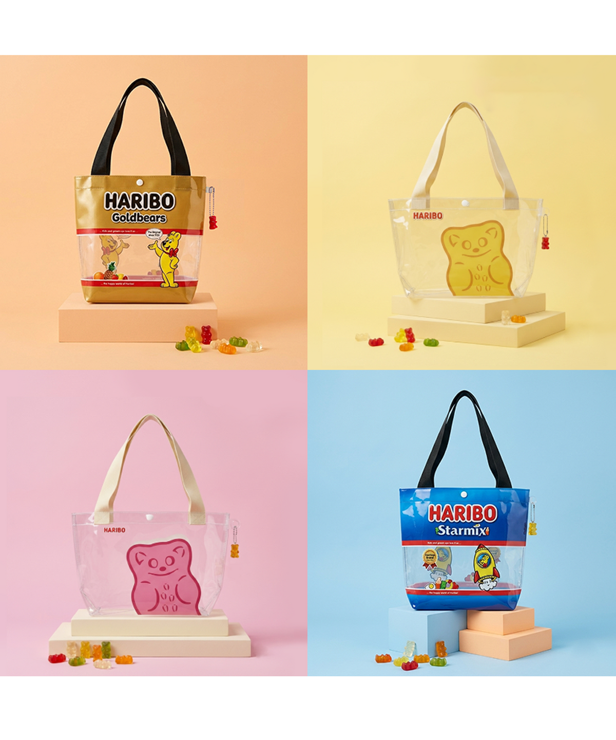 하리보(HARIBO) 하리보 투명 숄더백