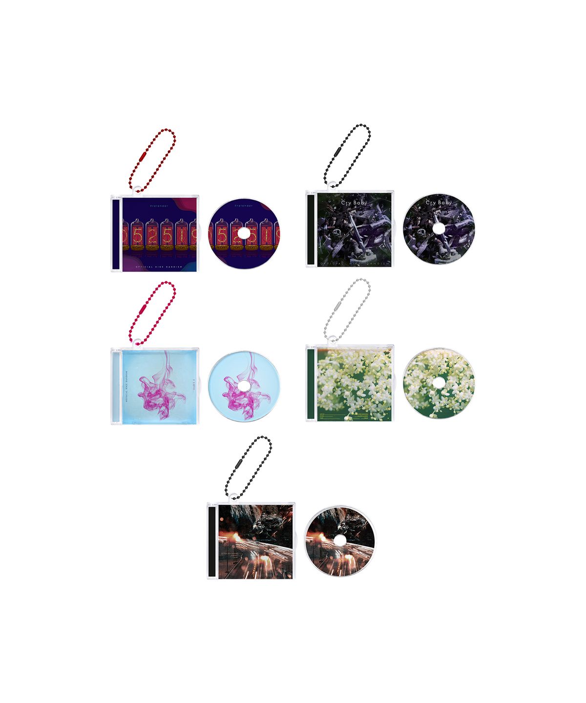 오피셜히게단디즘(OFFICIAL HIGE DANDISM) [HGDN] RANDOM CD KEYRING