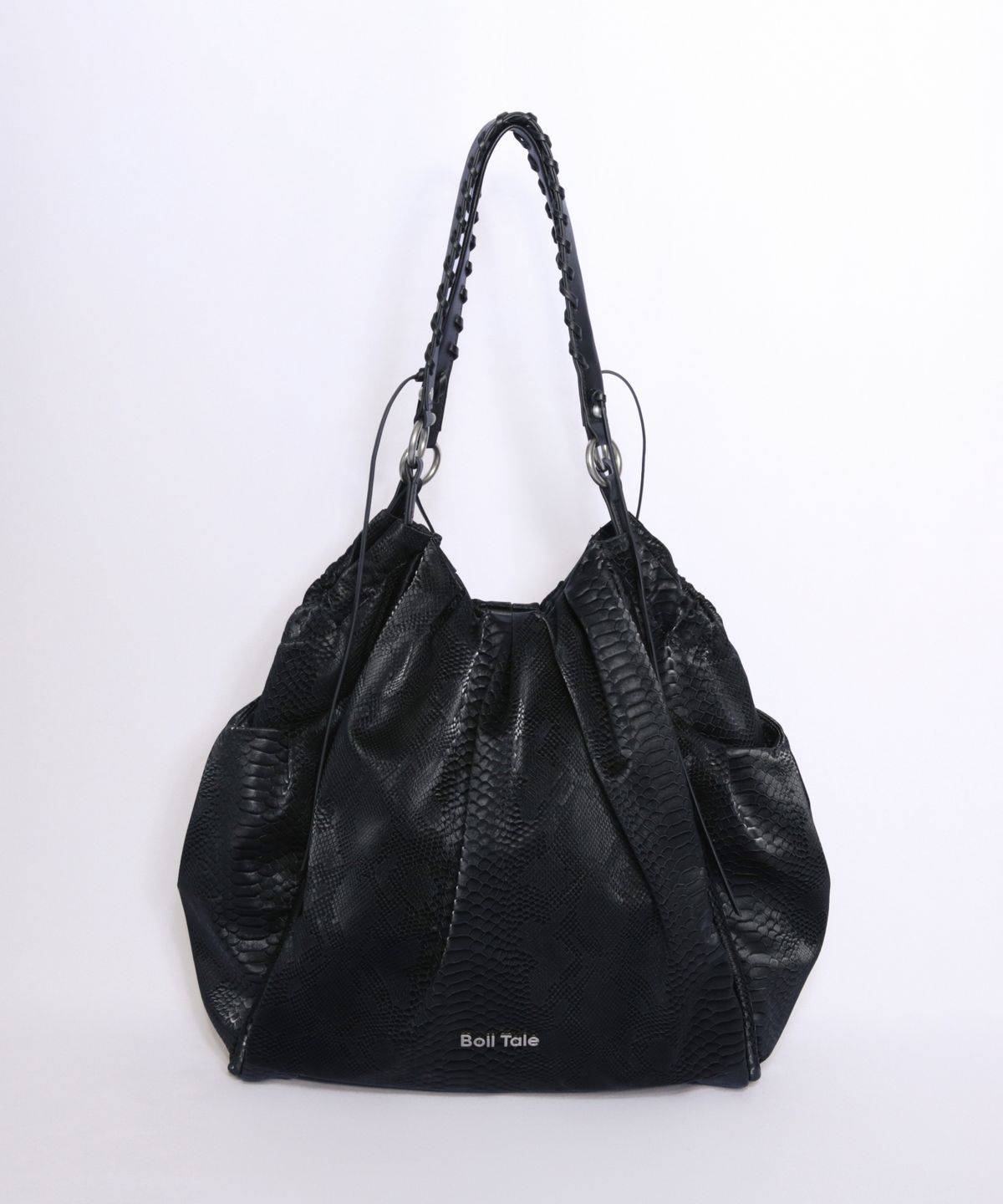 보일테일(BOIL TALE) 빅 비앙카 백 (PYTHON BLACK)