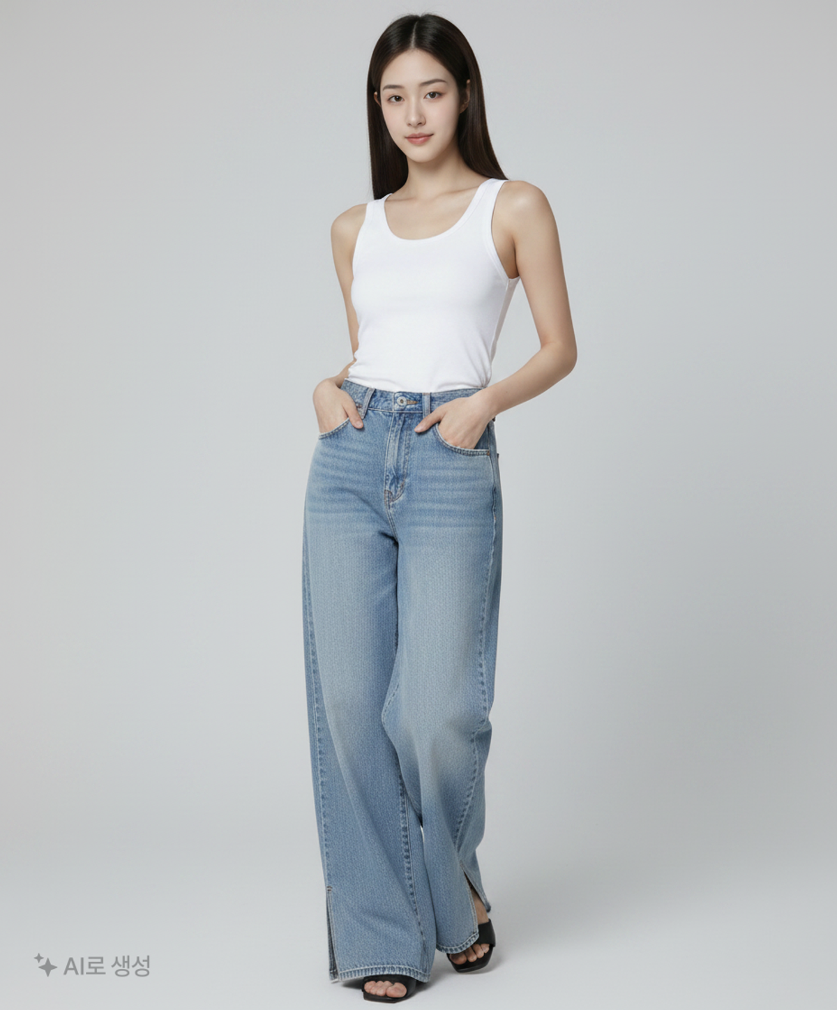 자라(ZARA) 청/데님 팬츠 34