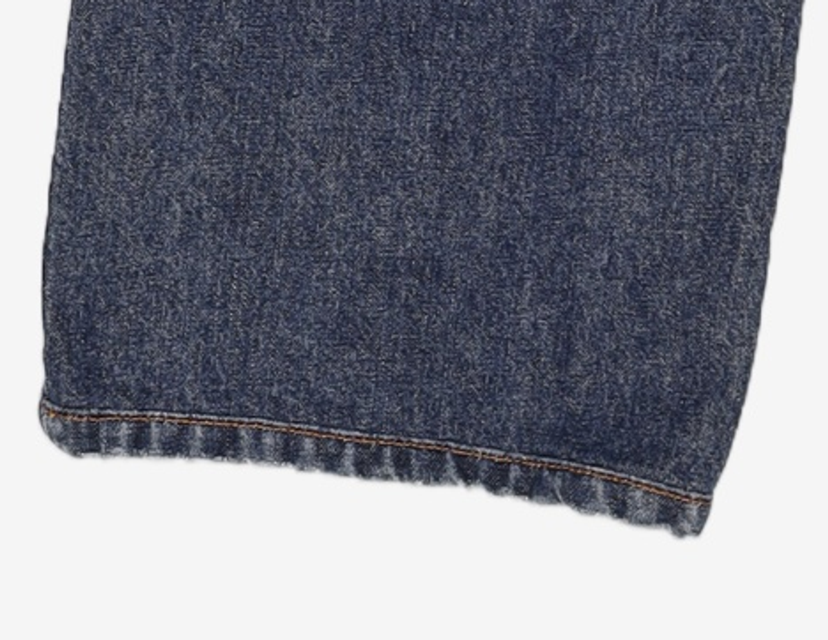 디메이든(DEMADEN) STRAIGHT CUTTING DEEP BLUE DENIM PANTS M
