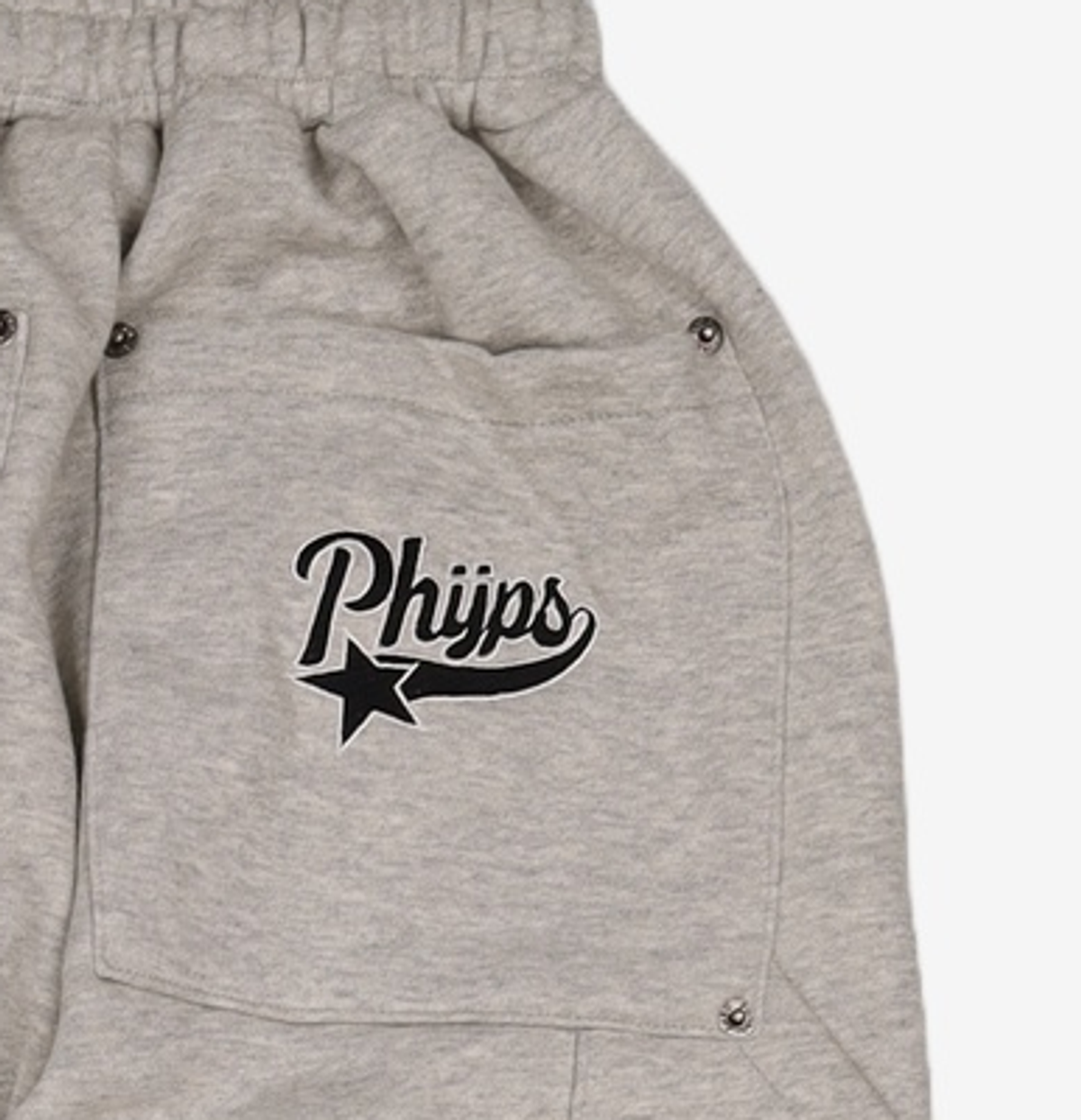 피지컬 디파트먼트(PHYSICAL DEPARTMENT) RIVET POINT SWEAT PANTS GRAY S