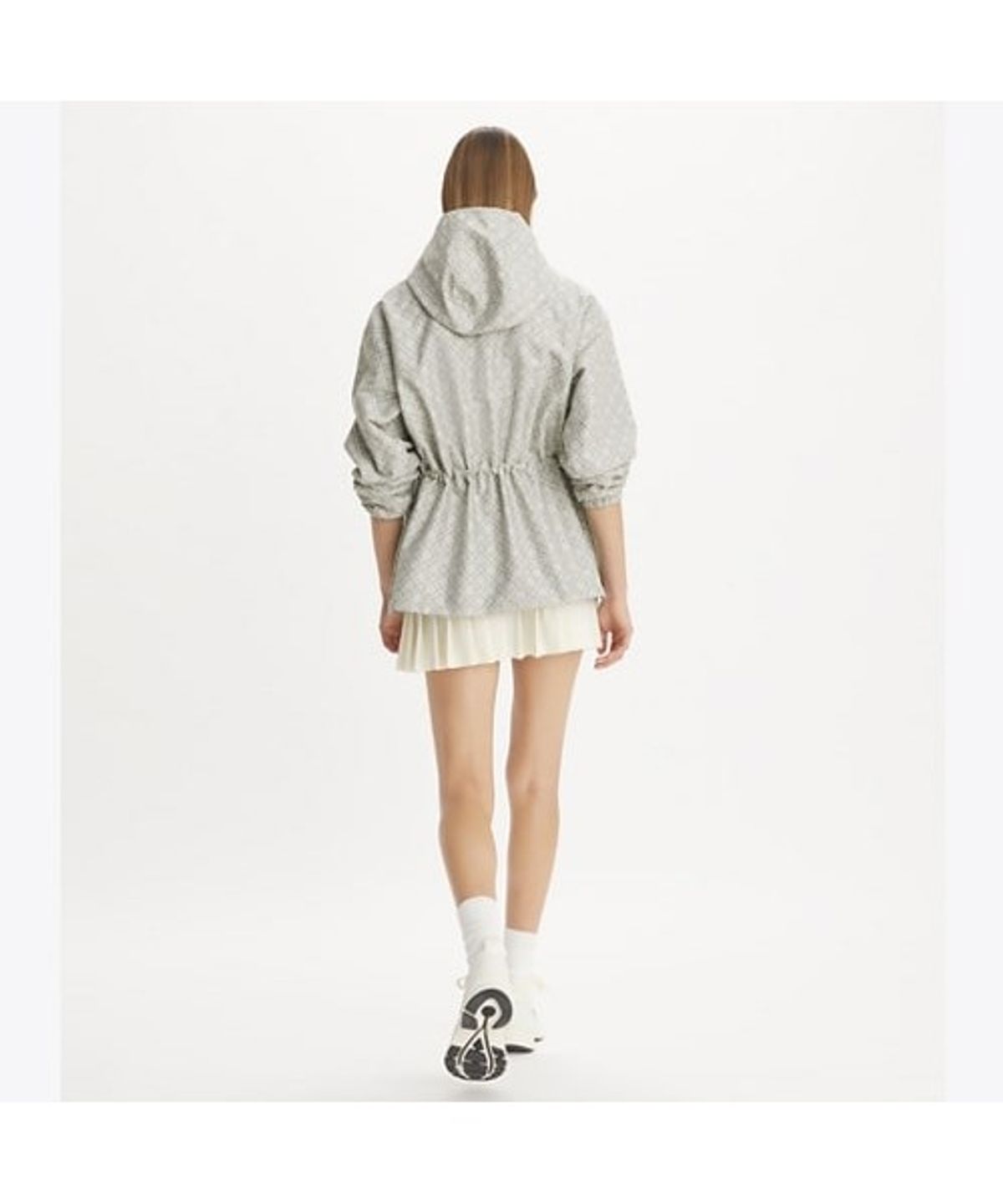 토리버치(TORYBURCH) 리버서블 티 모노그램 자카드 아노락 - 그레이 티 모노그램 스몰 스포트