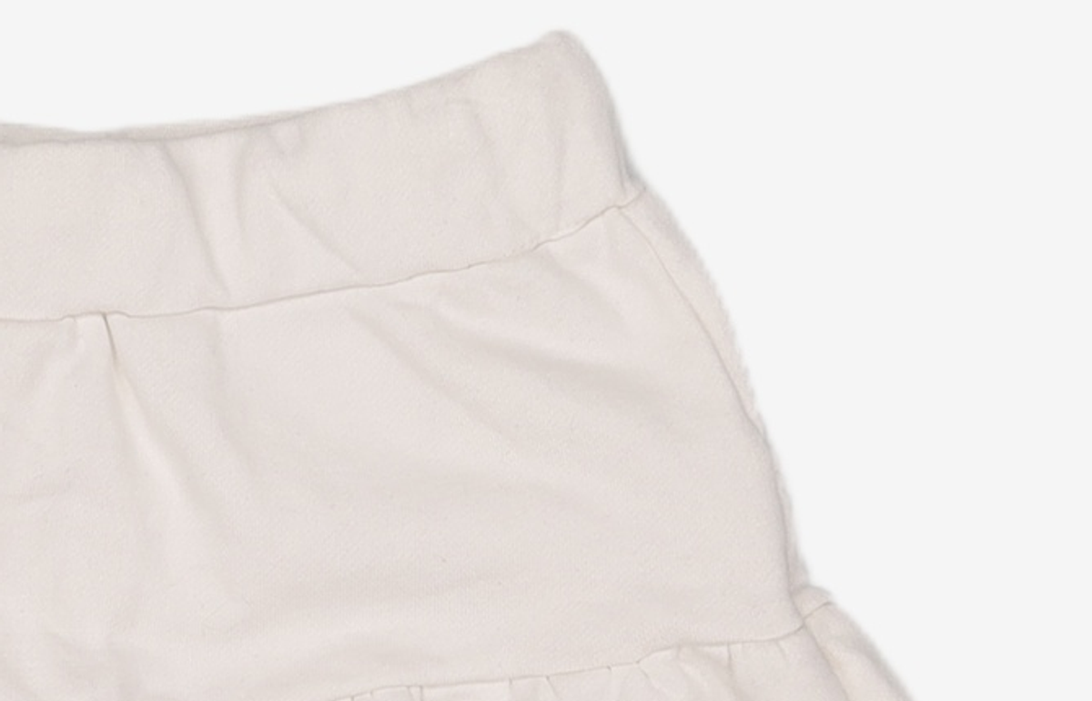 큐리티(CURETTY) C RHINESTONE JERSEY FLARE SKIRT_WHITE S