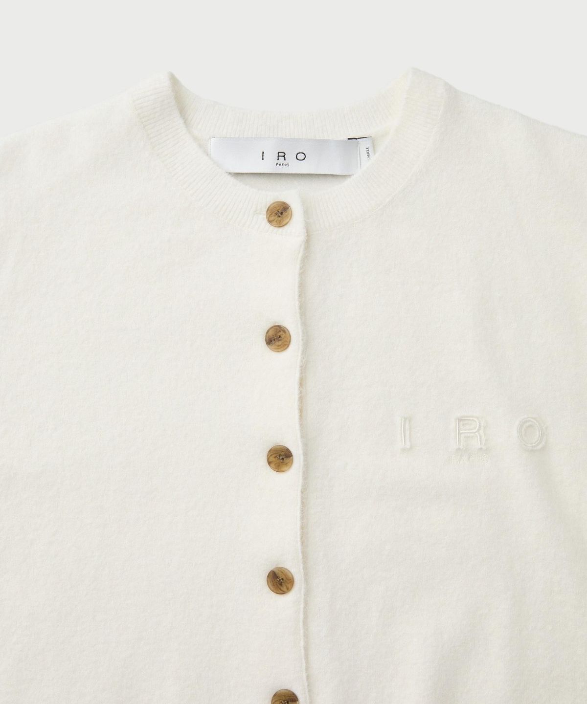 이로 우먼(IROWOMEN) Clair 라운드넥 가디건 ILWAA26721IVX