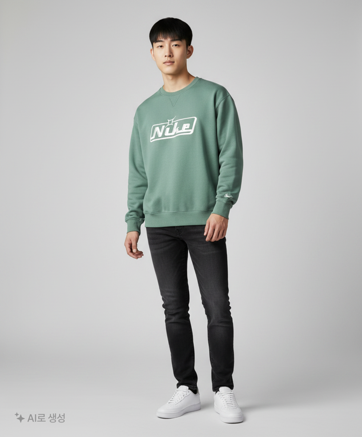 나이키(NIKE) 클럽 오버사이즈 크루넥 스웨트셔츠 M - 바이코스털:세일 / HQ2957-361 XL