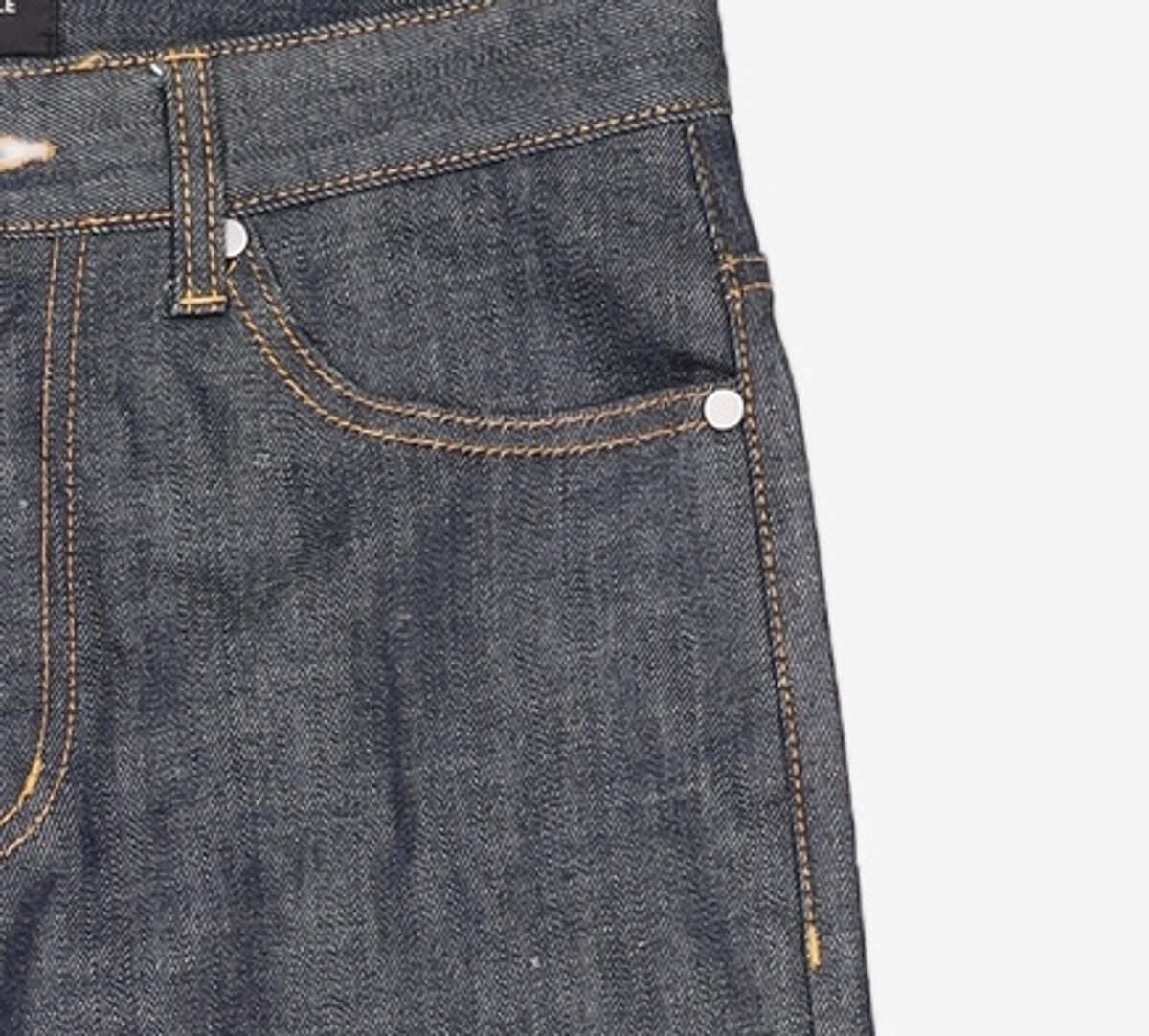 가먼트레이블(GARMENT LABLE) Crop Stitch Jeans - Indigo S