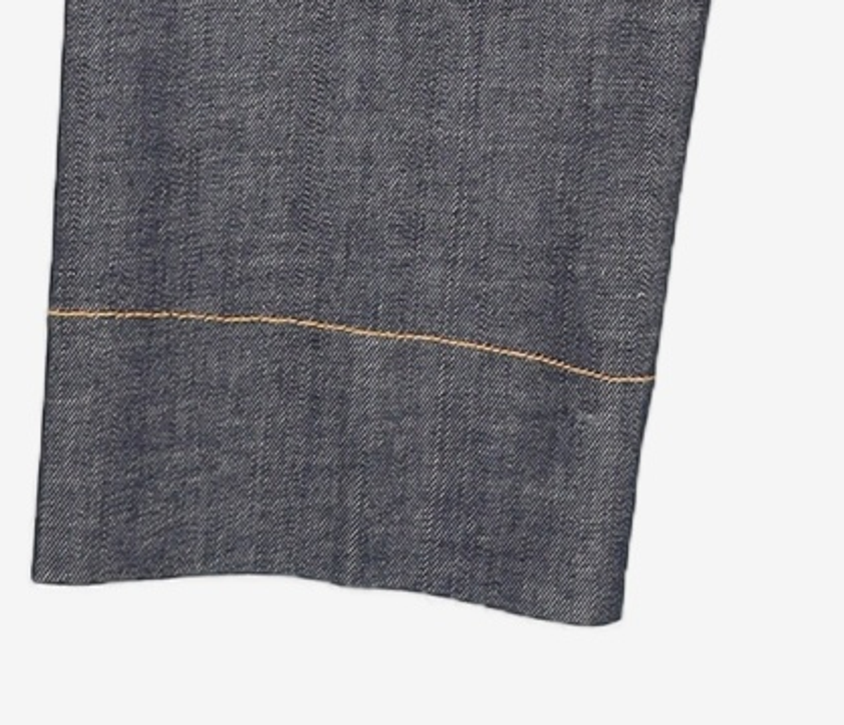가먼트레이블(GARMENT LABLE) Crop Stitch Jeans - Indigo S