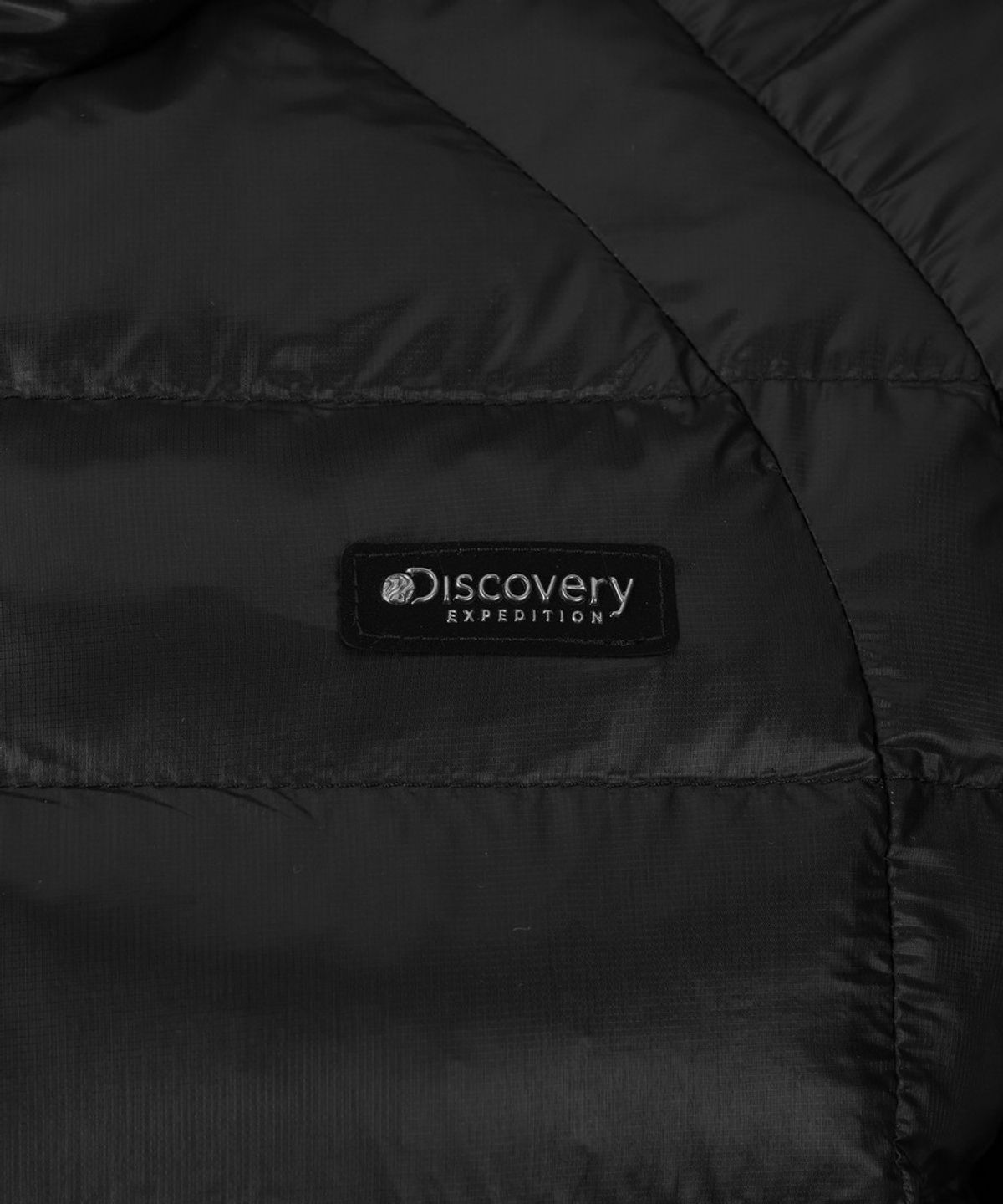 디스커버리 익스페디션(DISCOVERY EXPEDITION) 여성 웰니스 경량 크롭 패딩자켓 (BLACK)